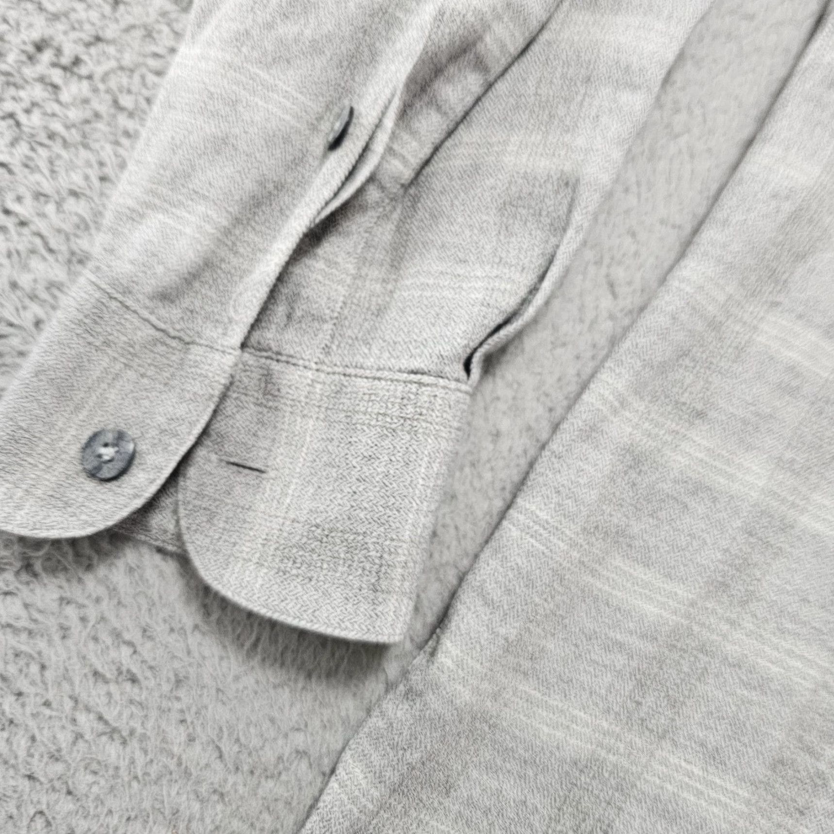 Ermenegildo Zegna Ermenegildo Zegna Shirt Mens XL Gray Plaid Button-Down Long Sleeve Made Italy Size US XL / EU 56 / 4 - 4 Thumbnail
