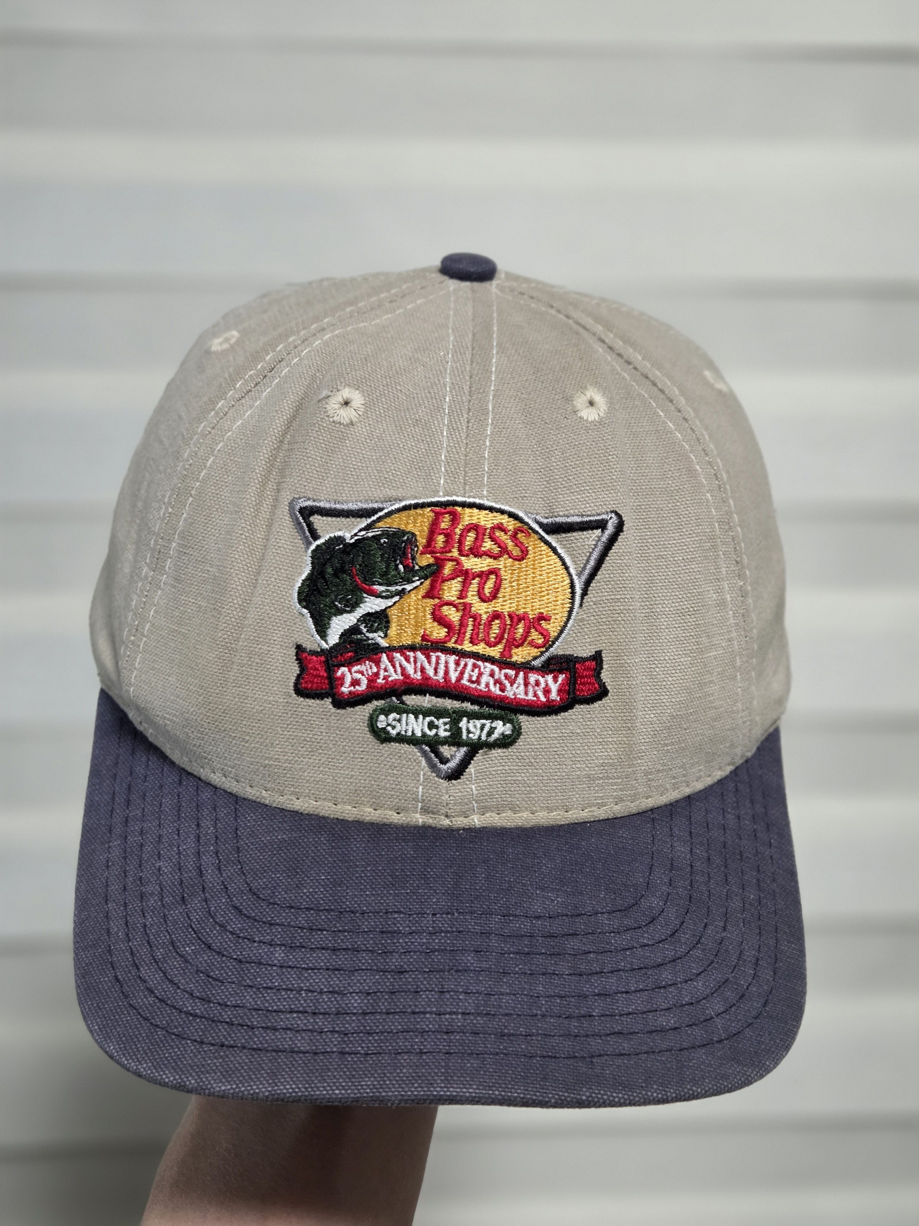 Bass Pro Shops VTG MADE IN USA Bass Pro Shops 25th Anniversary hat cap Size ONE SIZE - 1 Thumbnail