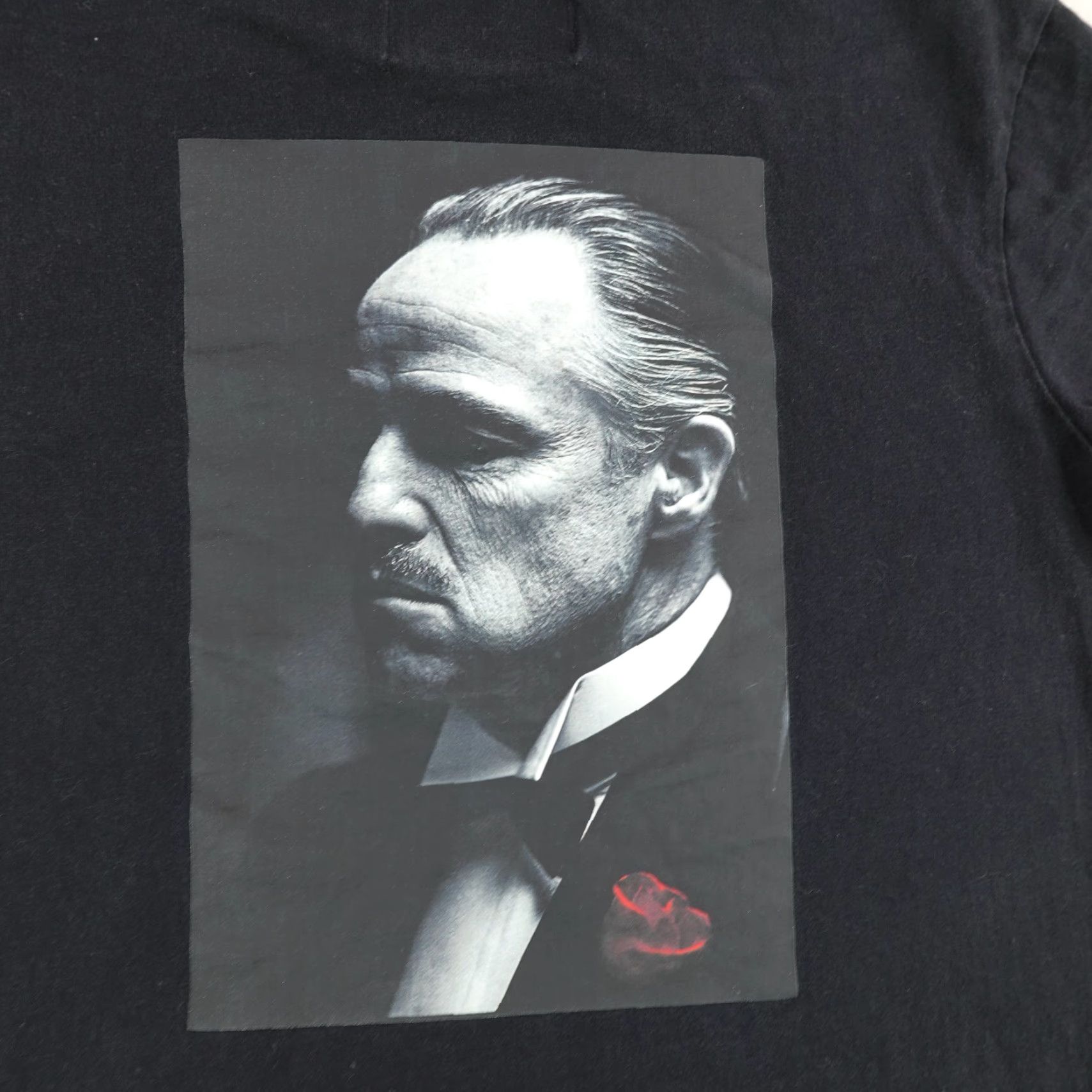 Palace The Godfather Shirt Mens M Black Soe Palace Tee Movie Crew Shirt Vito Corleone Shoe Palace Logo Graphic Print 90s Theme Mens Size US M / EU 48-50 / 2 - 5 Thumbnail