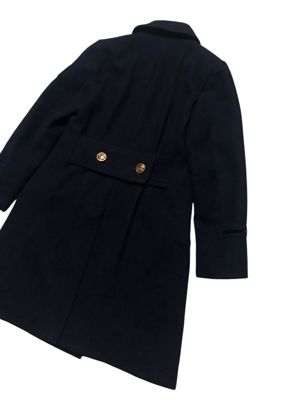Coach Coach Wool Coat Navy Blue Double Breasted Size S / US 4 / IT 40 - 9 Thumbnail