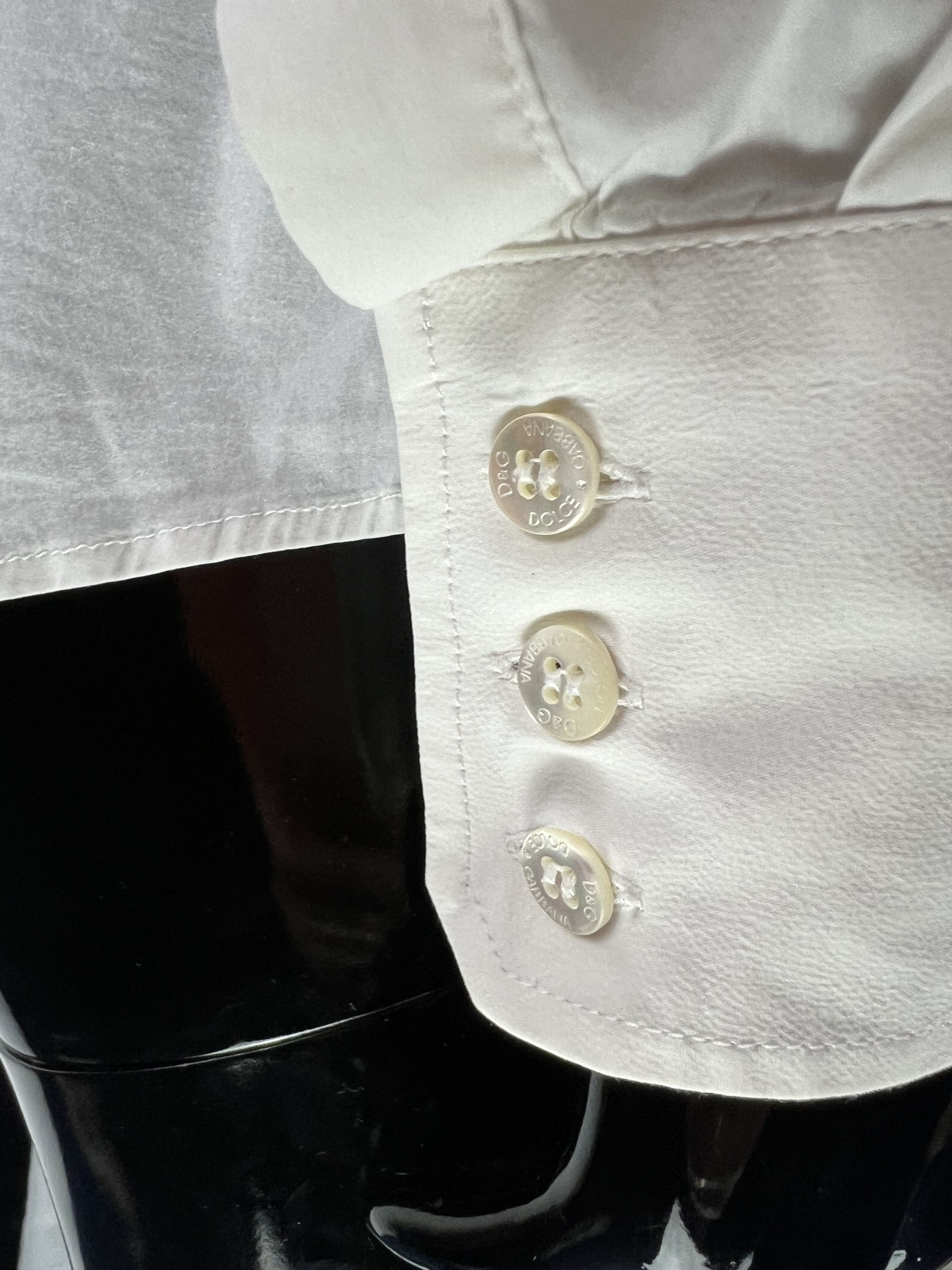 Dolce & Gabbana × Vintage Dolce & Gabbana Long Sleeve Button Up Shirt Size IT44 Size M / US 6-8 / IT 42-44 - 4 Thumbnail