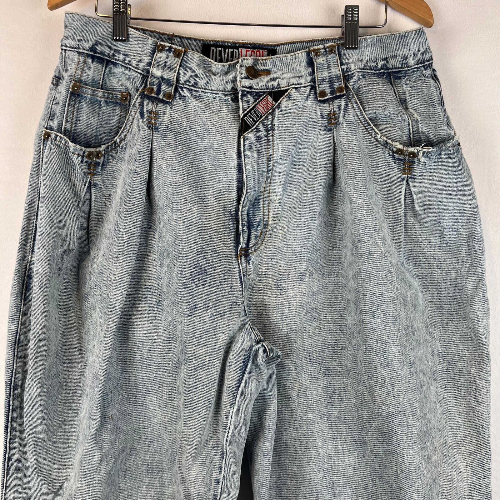 Other Sergio Never Legal Jeans Mens 38x34 Blue Acid Wash 90s Denim Size US 38 / EU 54 - 2 Thumbnail