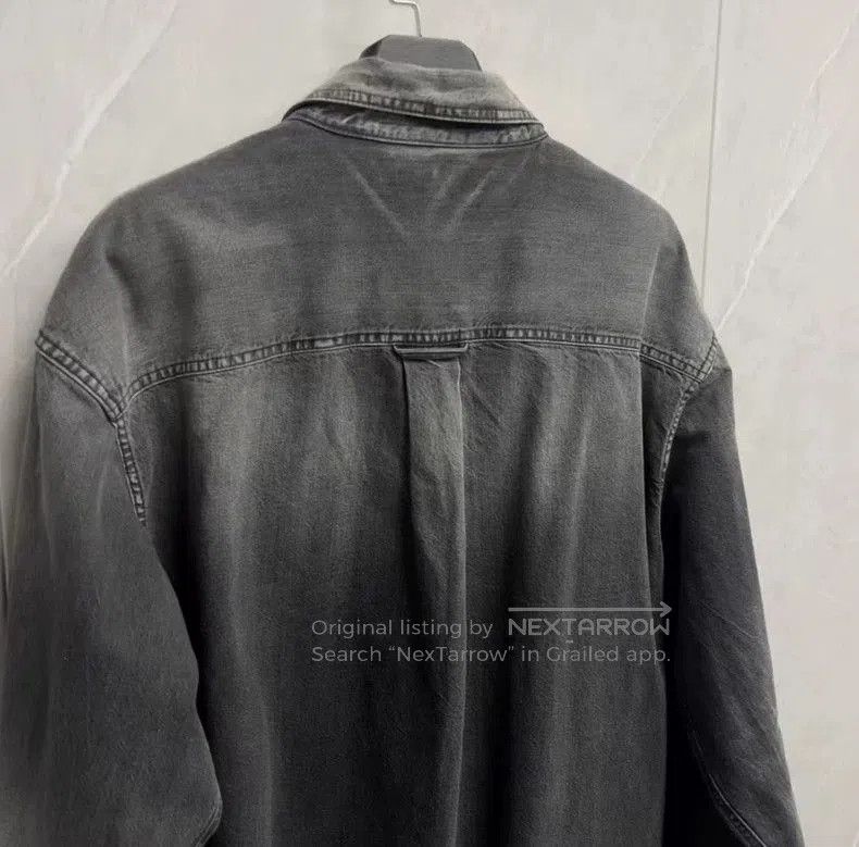 Balenciaga Balenciaga Embroidered Logo Denim Jacket. Size US M / EU 48-50 / 2 - 3 Thumbnail