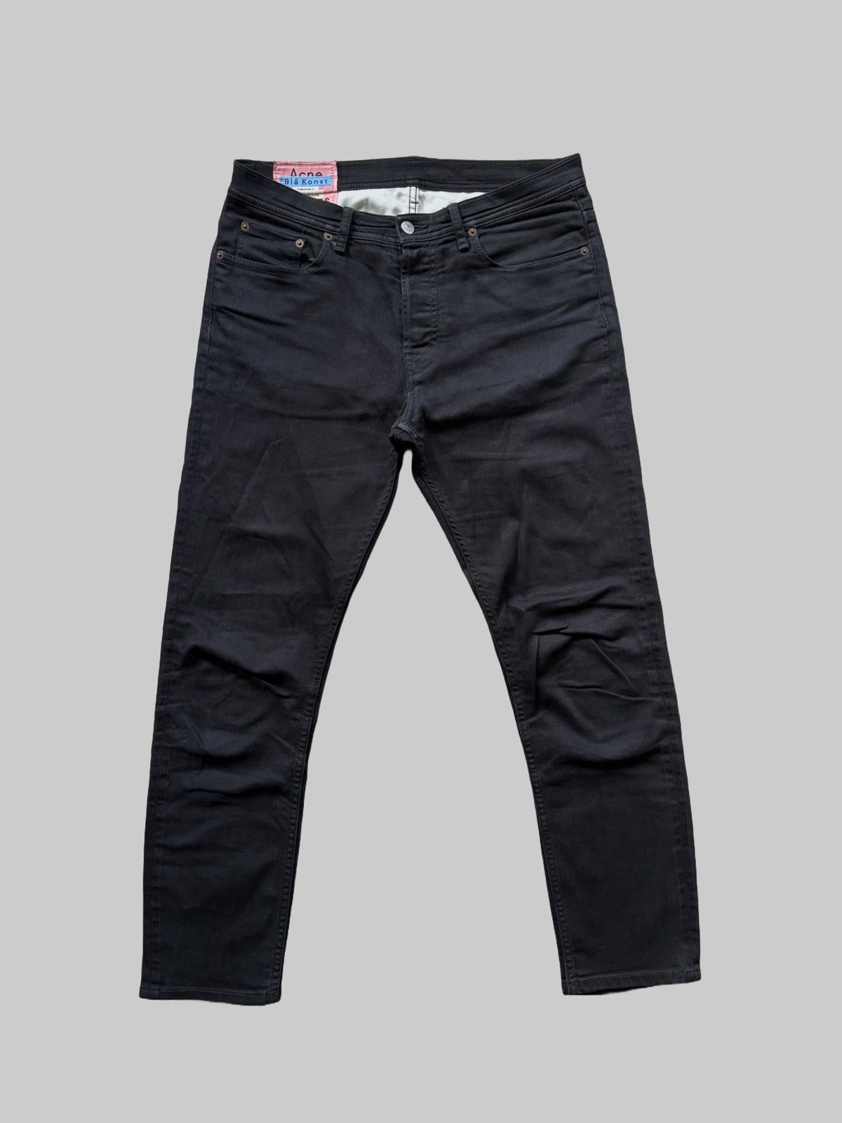 ACNE STUDIOS 2021M VINTAGE BLACK32×32 Acne Studios - Regular fit jeans - 2021M - Black