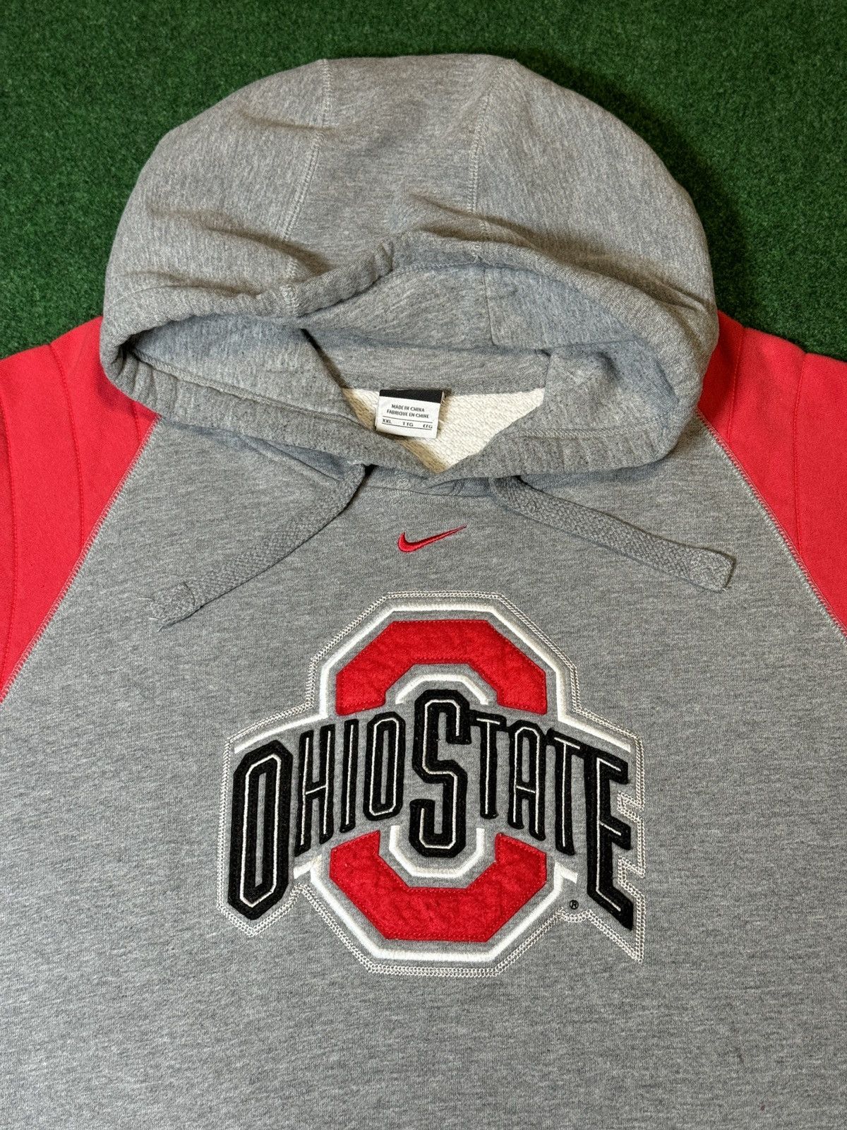 Nike Nike Ohio State Center Check Swoosh Scott Pullover Hoodie Size US XXL / EU 58 / 5 - 2 Thumbnail