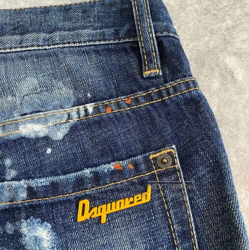 Other DSQUARED2 L Size Blue Cotton Casual Pants . Size 30" / US 8 / IT 44 - 4 Thumbnail