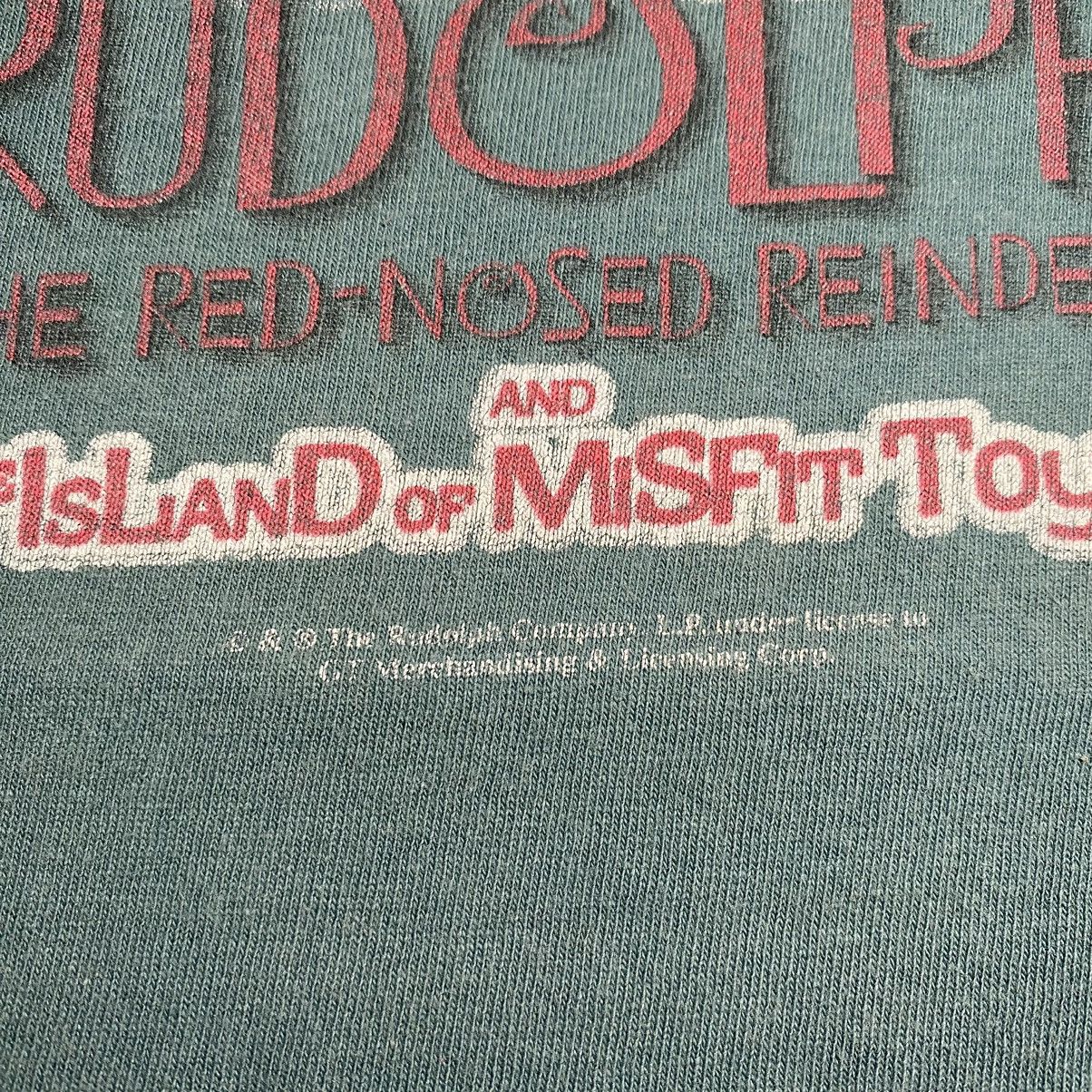 Vintage Vintage 90’s Rudolph The Red Nosed Reindeer Movie T Shirt Size US L / EU 52-54 / 3 - 9 Thumbnail