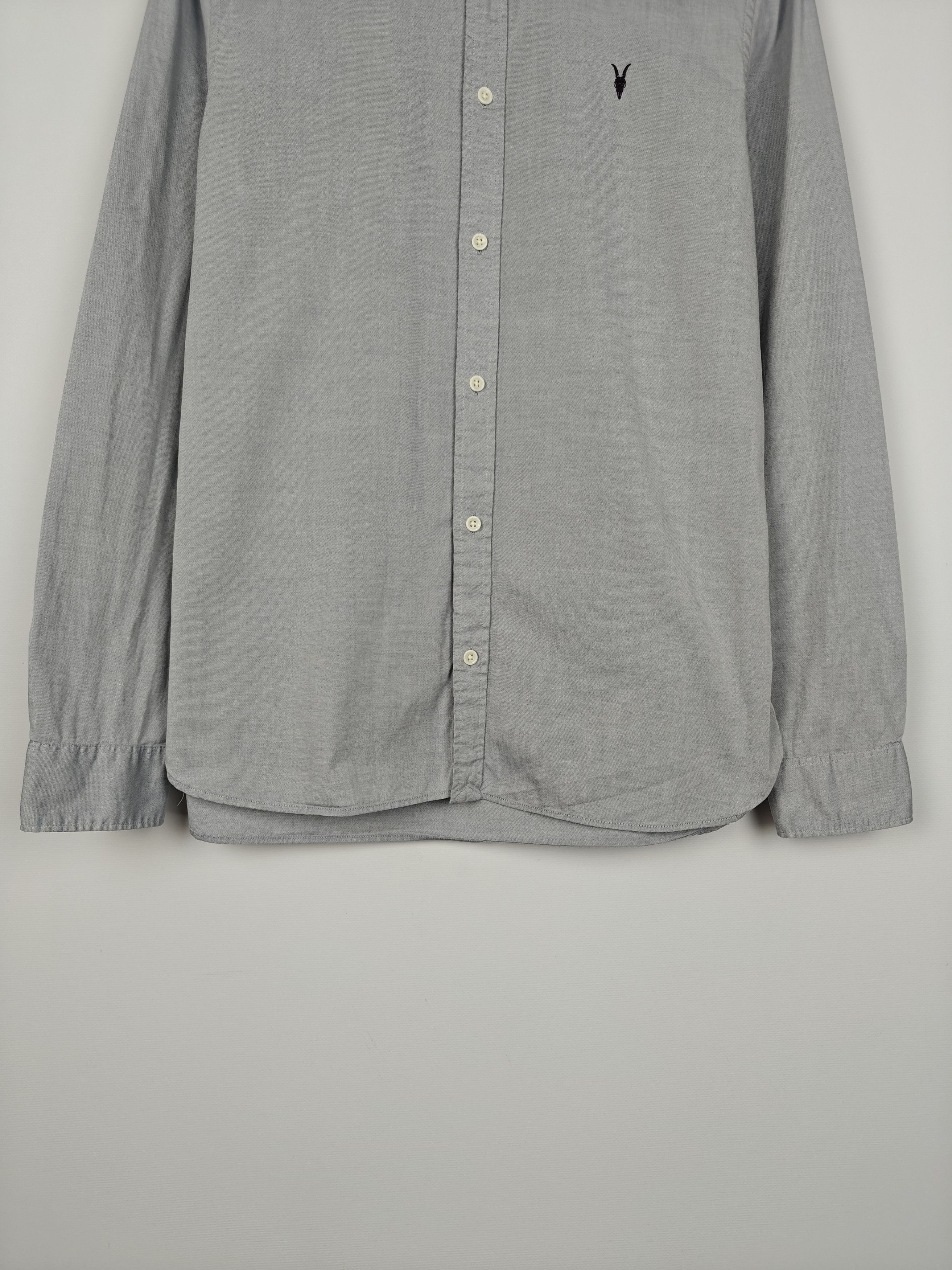 Allsaints Allsaints Redondo LS Shirt Gray size M Size US M / EU 48-50 / 2 - 3 Thumbnail