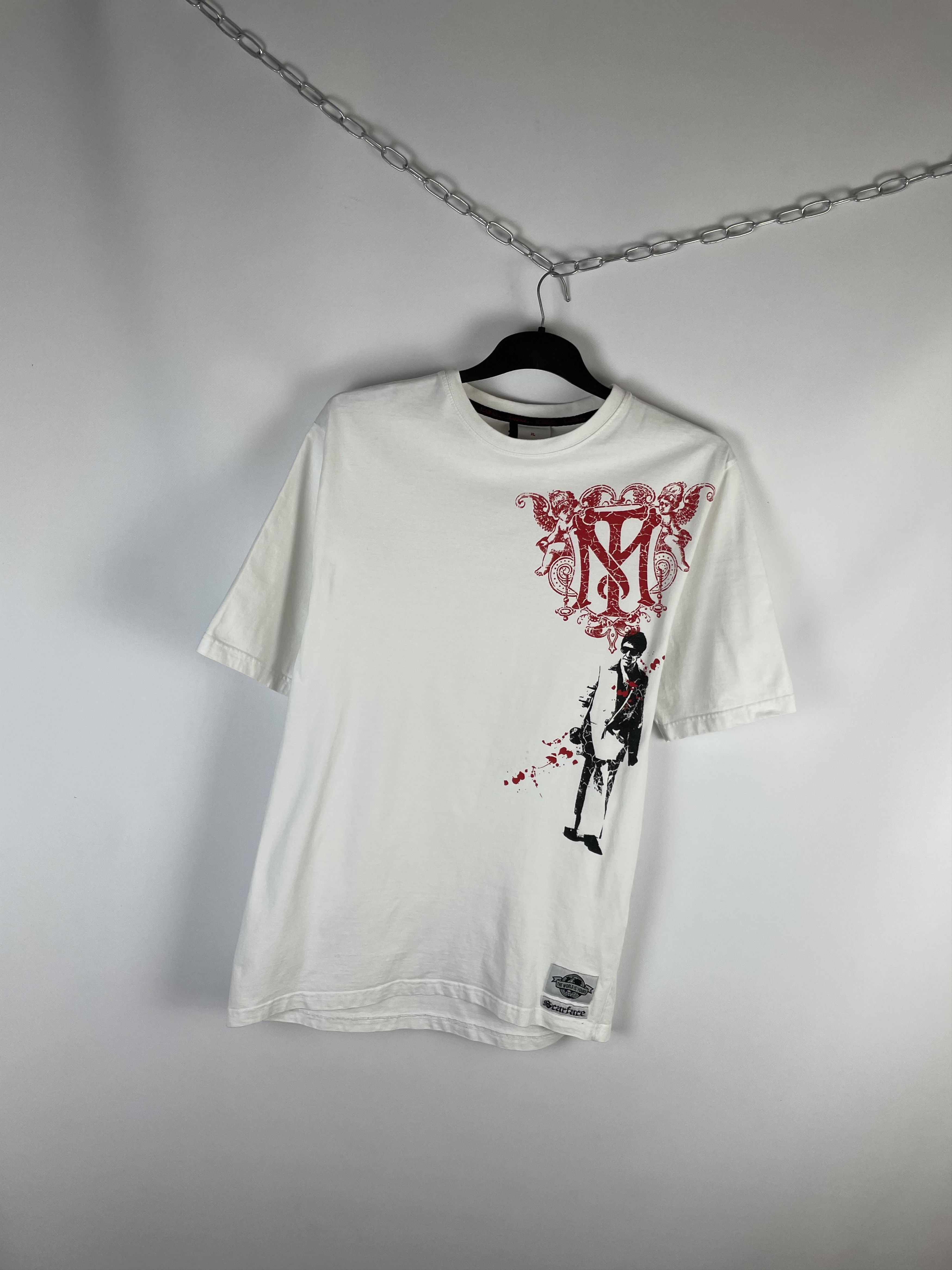 Vintage Vintage 90s Scarface Tee Size US XL / EU 56 / 4 - 2 Thumbnail