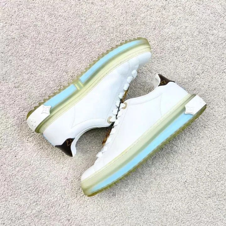 Louis Vuitton Louis Vuitton Time Out Low Top Fashion Sneakers -2508 Size US 6 / IT 36 - 4 Thumbnail