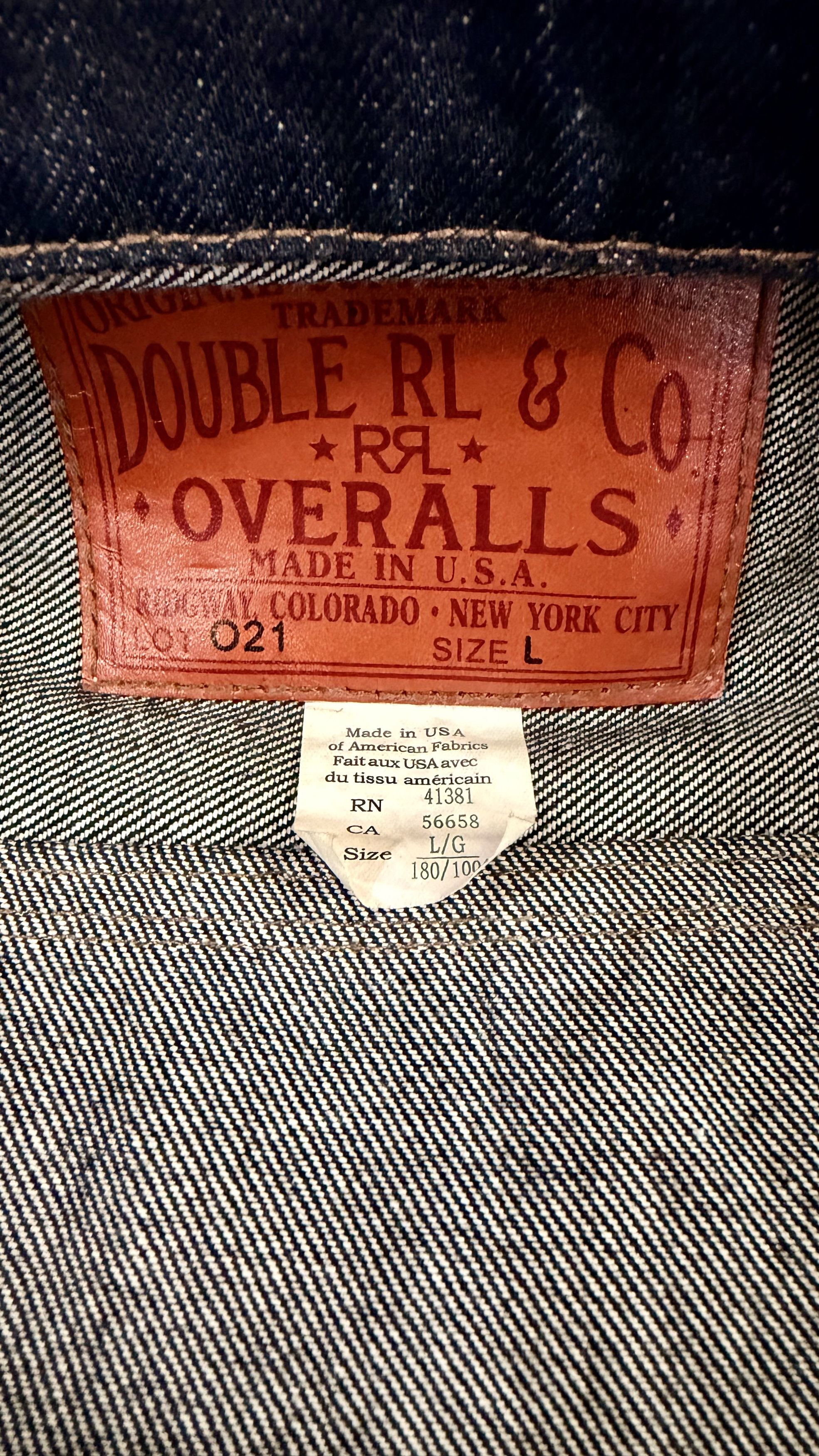 RRL Ralph Lauren RRL Limited Edition Denim Jacket Size US L / EU 52-54 / 3 - 4 Thumbnail