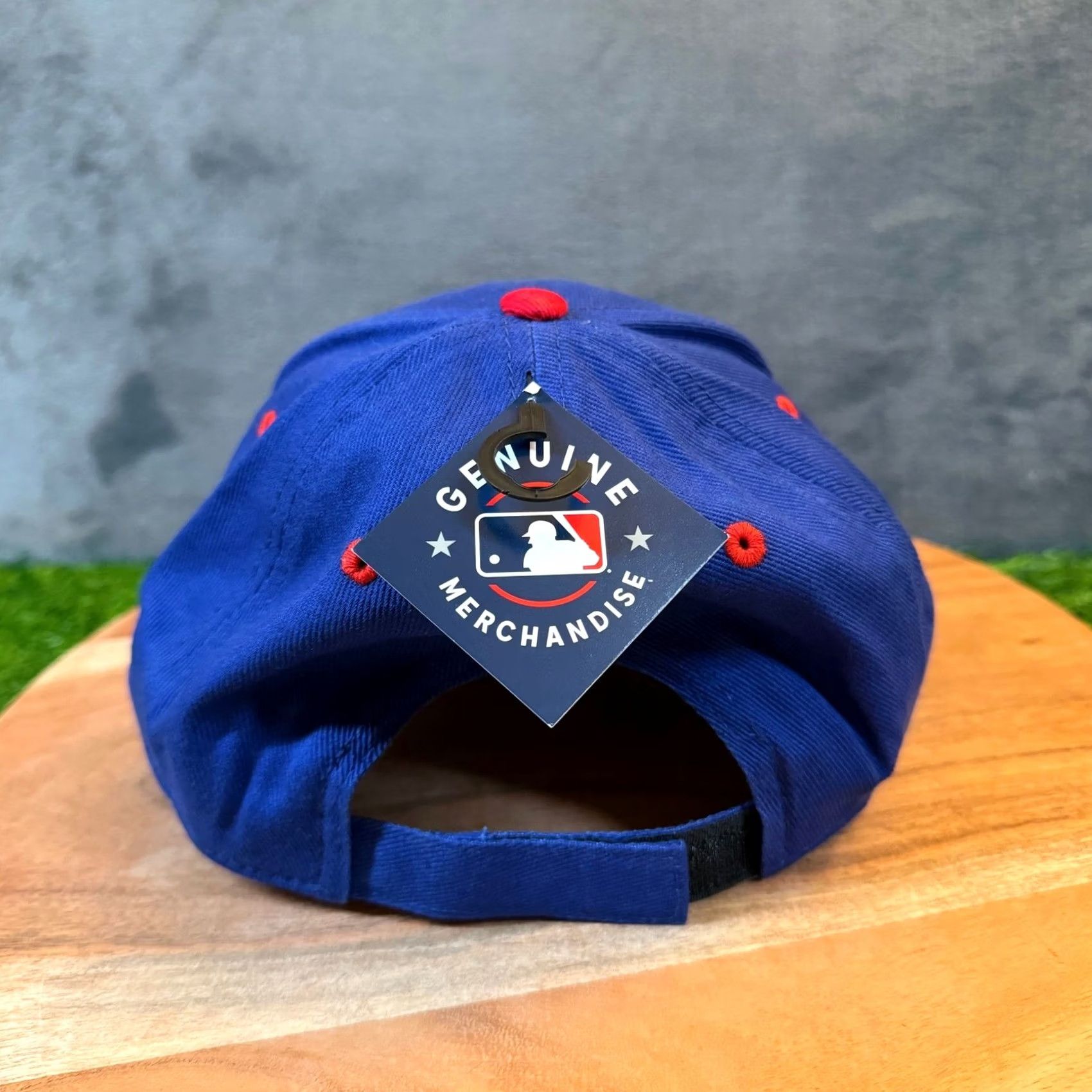 Vintage Fan Favorite Chicago Cubs Hat Mens One Size Blue Adjustable Baseball Cap NWT Size ONE SIZE - 4 Thumbnail