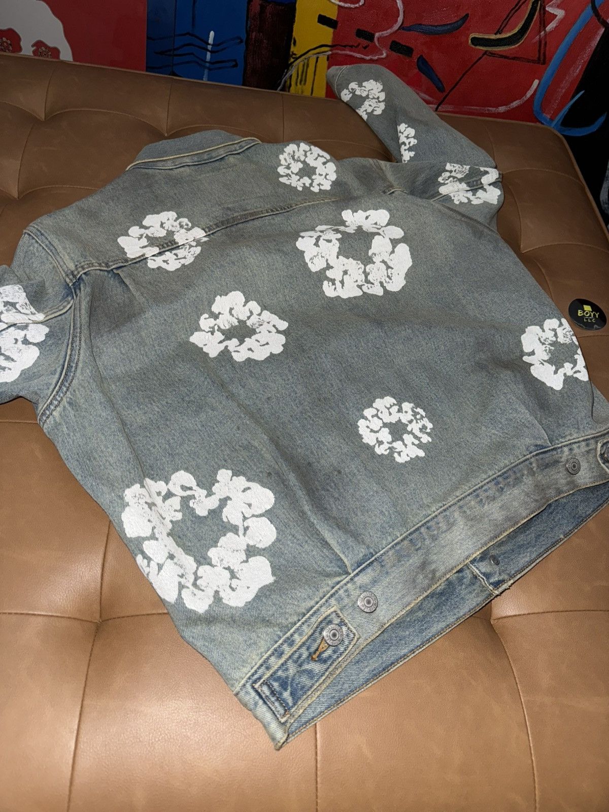 DENIM TEARS Wreath denim jacket Size US M / EU 48-50 / 2 - 6 Thumbnail