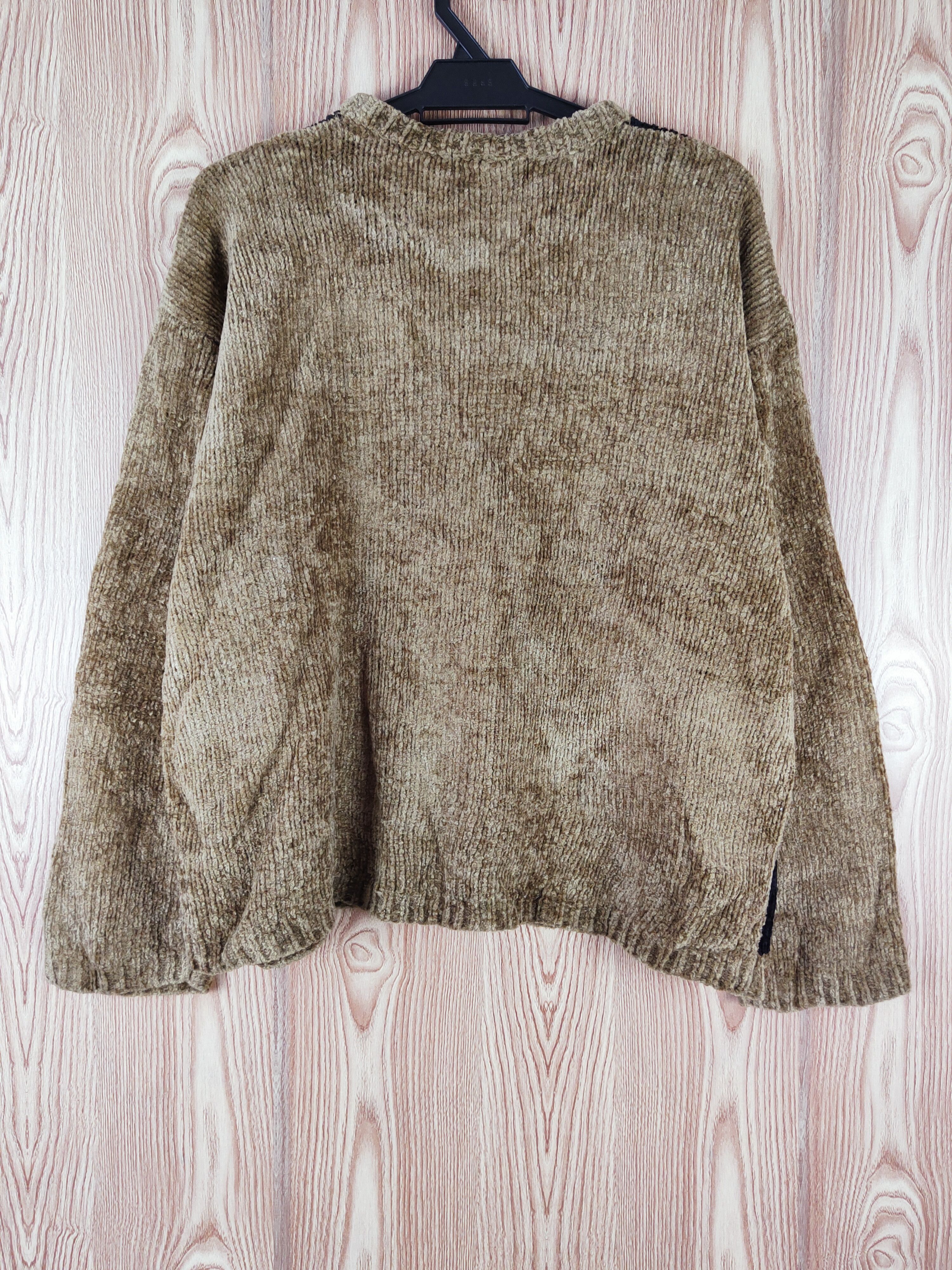 Japanese Brand Bashecina Olive art diamond Knitwear Sweatshirts #W163 Size US L / EU 52-54 / 3 - 8 Thumbnail