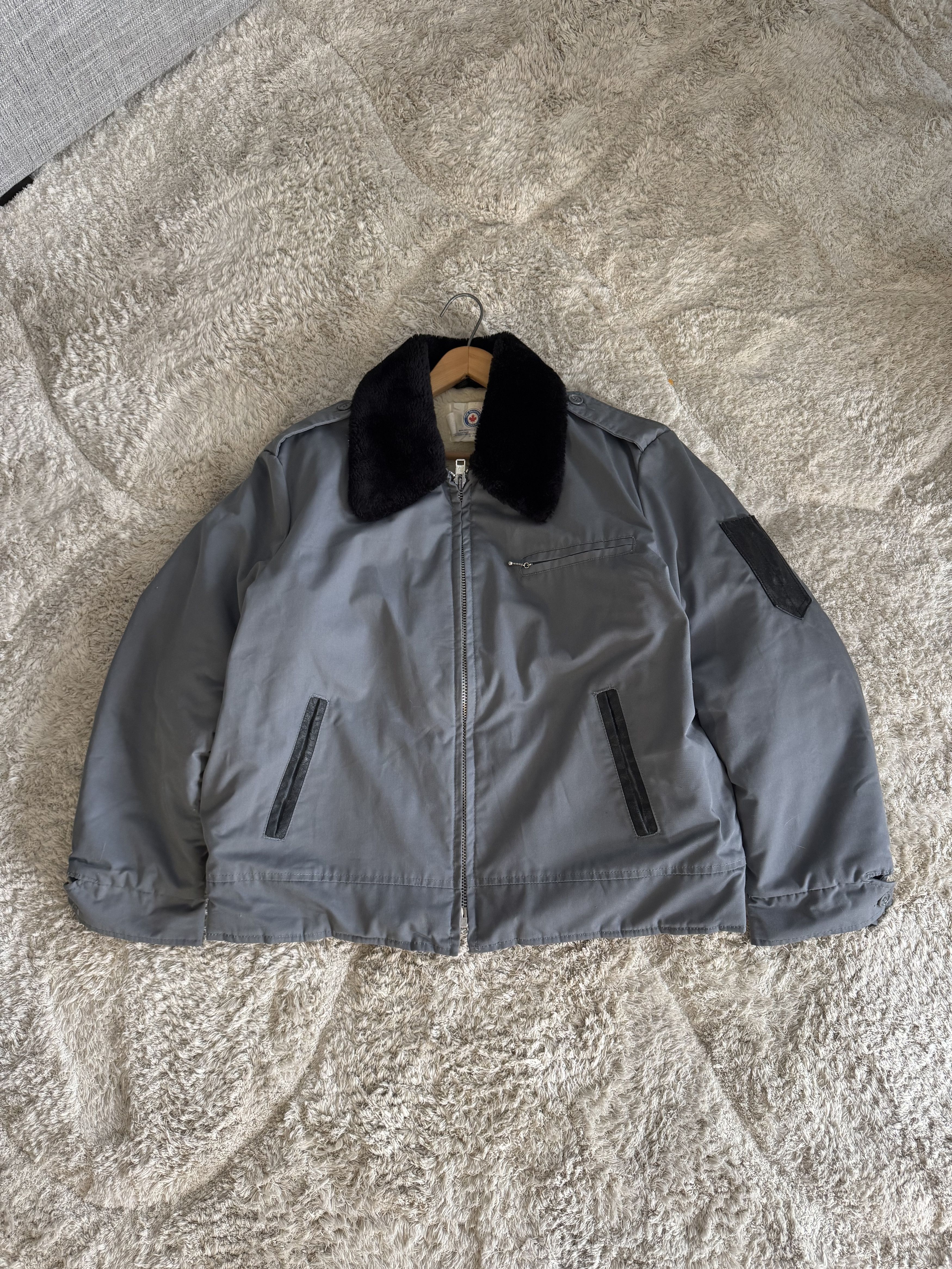 Vintage Vintage 80s Saint Hill Sherpa Lined cotton Flight Jacket Size US XL / EU 56 / 4 - 1 Thumbnail