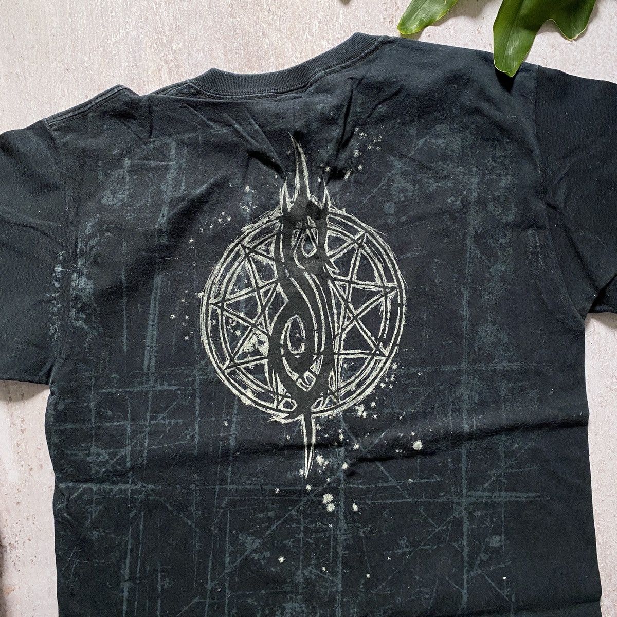 Band Tees × Vintage VINTAGE Y2K SLIPKNOT FADED ALL IVER PRINTED RARE T SHIRT 28 Size US M / EU 48-50 / 2 - 9 Thumbnail