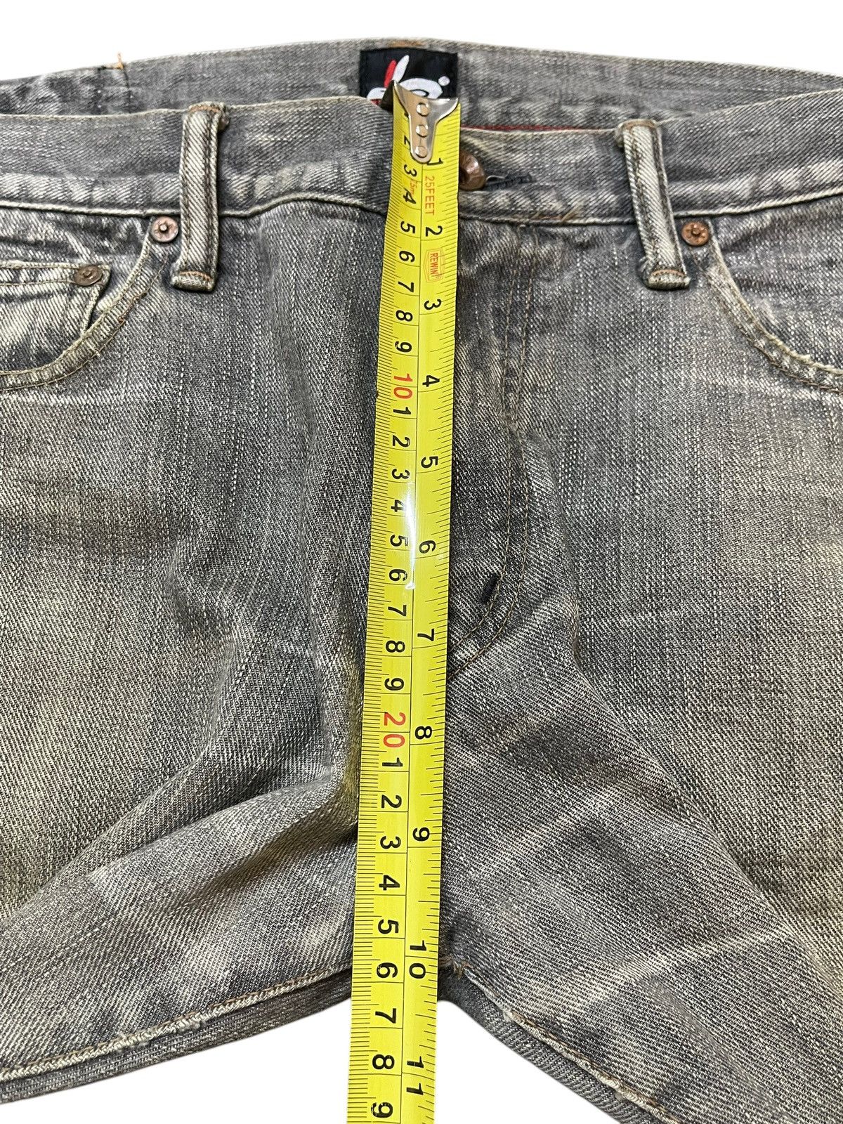 If Six Was Nine Vintage Japanese Brand Mud Faded Wash Style Jeans Size US 32 / EU 48 - 15 Thumbnail