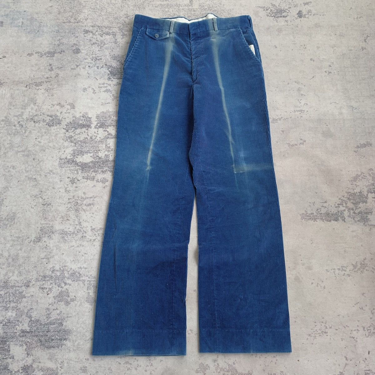 Vintage 1960s Sun Faded Bootcut Corduroy Pants ERD GRUNGE Size US 32 / EU 48 - 4 Thumbnail