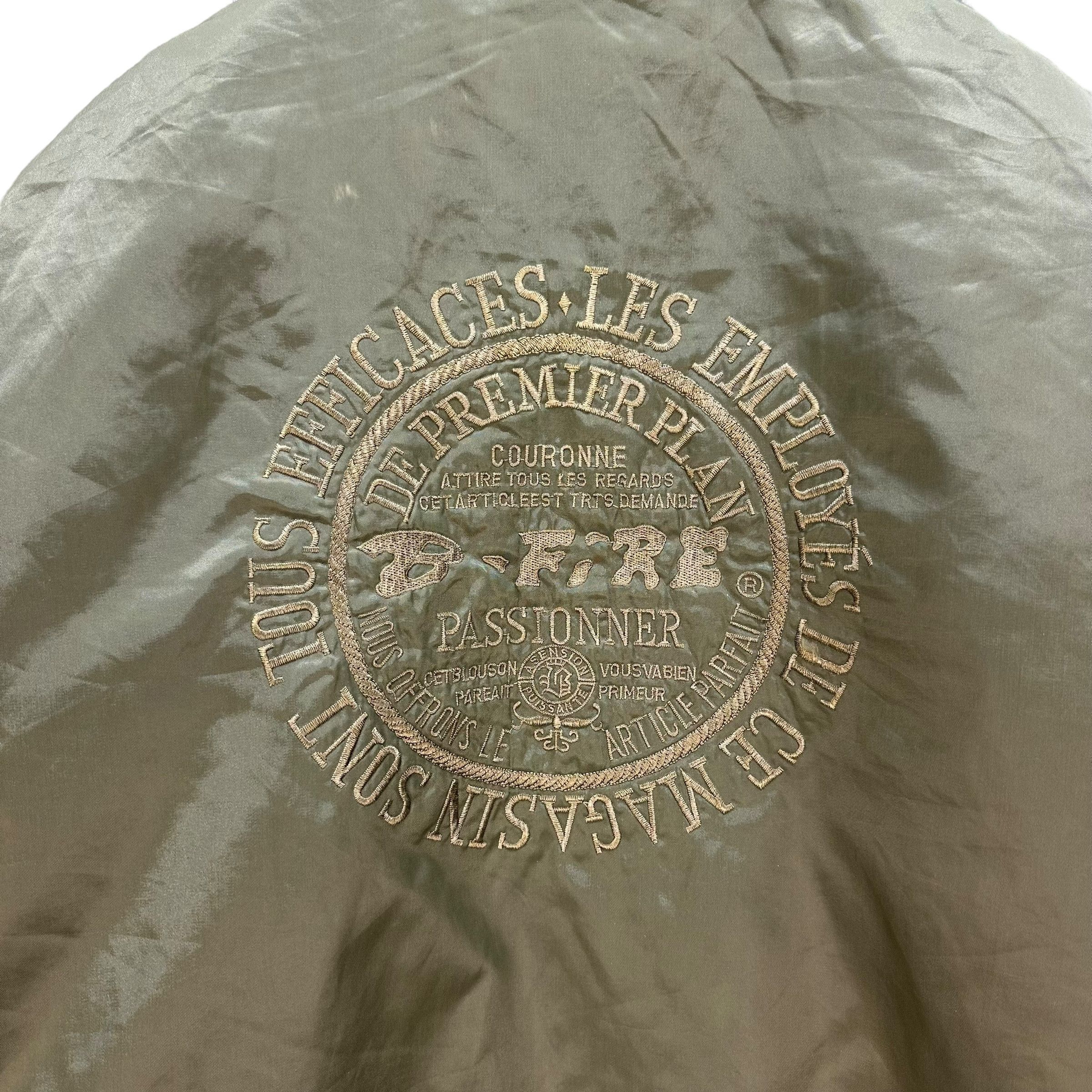 Vintage BACK FIRE USA Big Logo MA-1 Bomber Jacket #A9-0215 Size US L / EU 52-54 / 3 - 2 Thumbnail