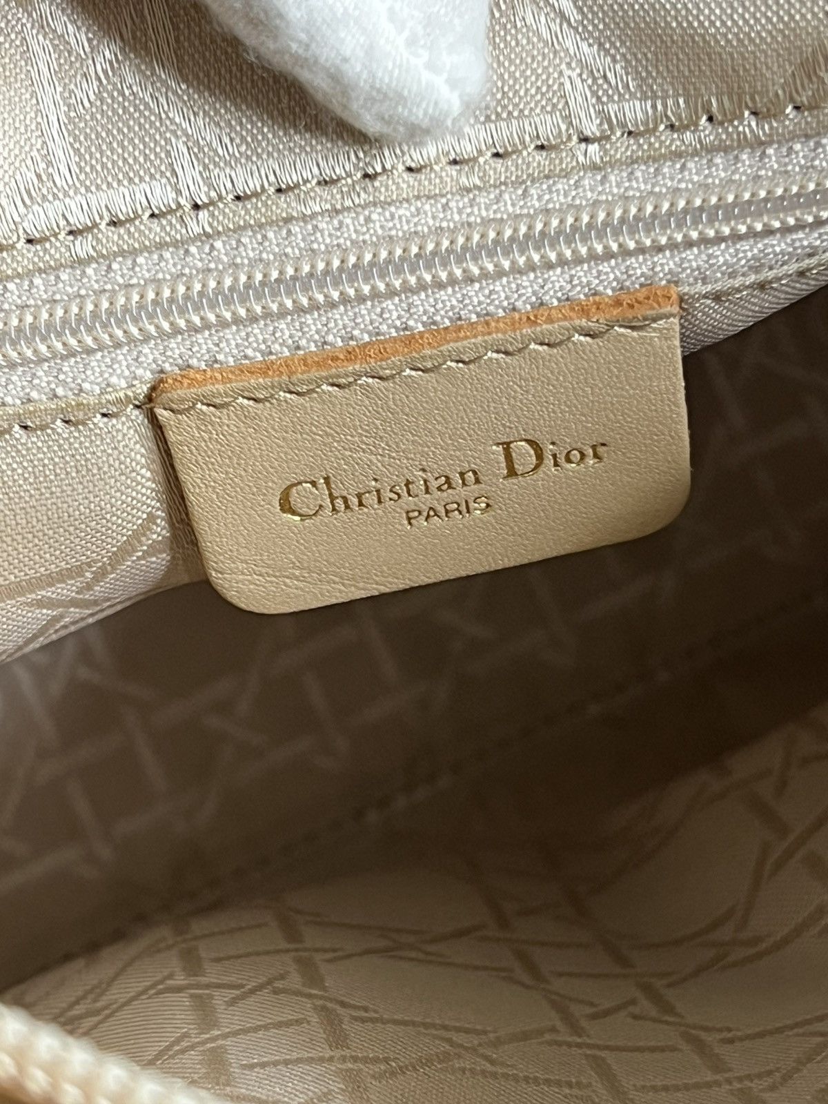 Christian Dior Monsieur Christian Dior Medium Cannage Lady Dior Bag Size ONE SIZE - 12 Thumbnail