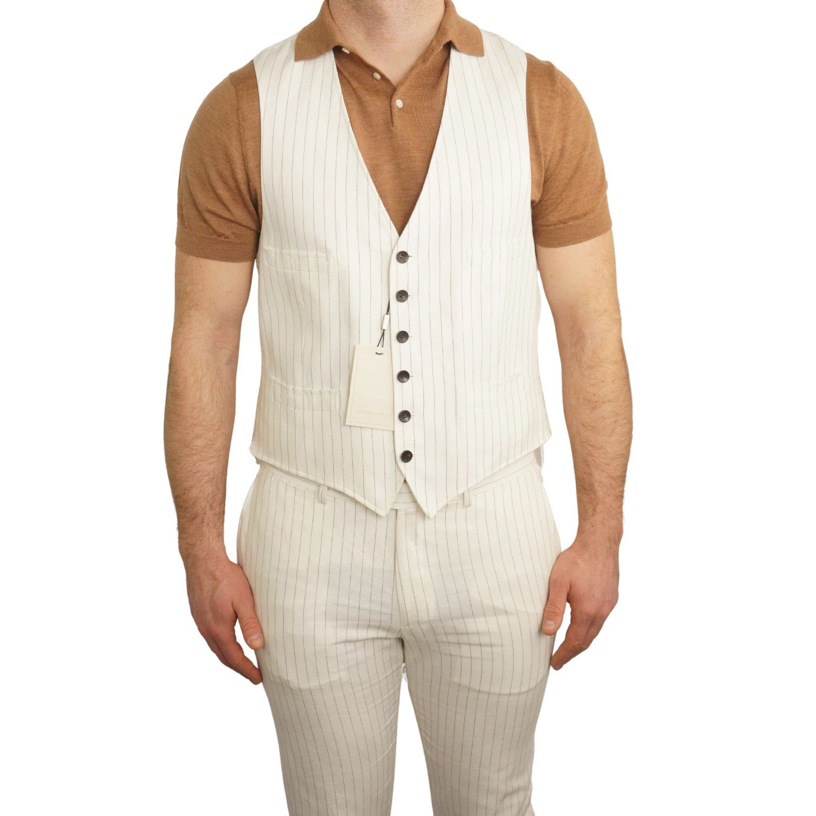 Suitsupply Men Suitsupply 3 Piece Suit Havana Baird Mcnut Irish US42 Size 42R - 7 Thumbnail