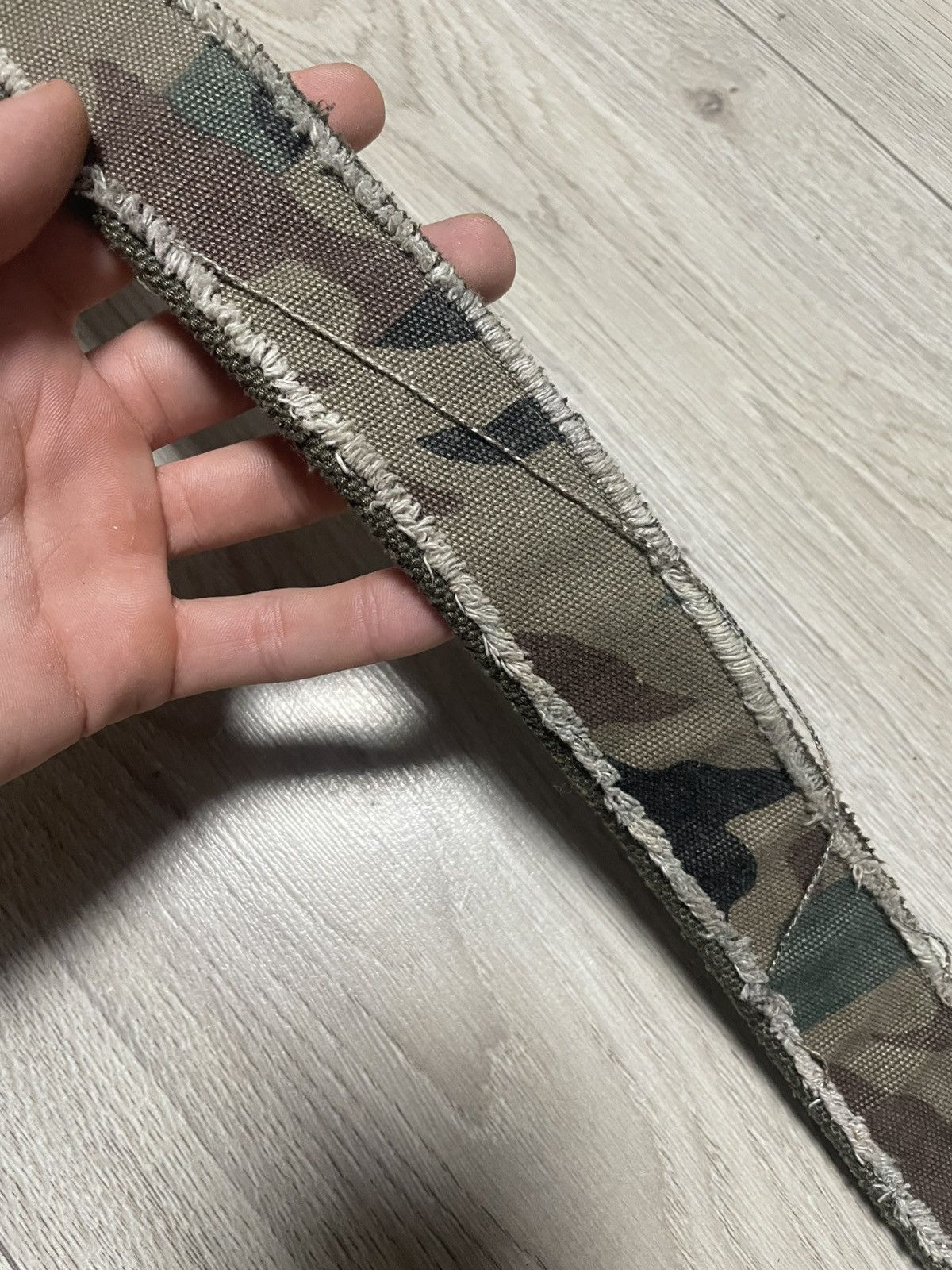 Vintage Vintage Military Camouflage Belt Avant Garde Camo Y2K Size ONE SIZE - 6 Thumbnail