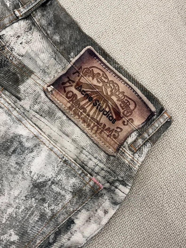 Acne Studios Acne Studios Trompe L'oeil Ink-Splattered 3D-Printed Jeans Size US 36 / EU 52 - 3 Thumbnail