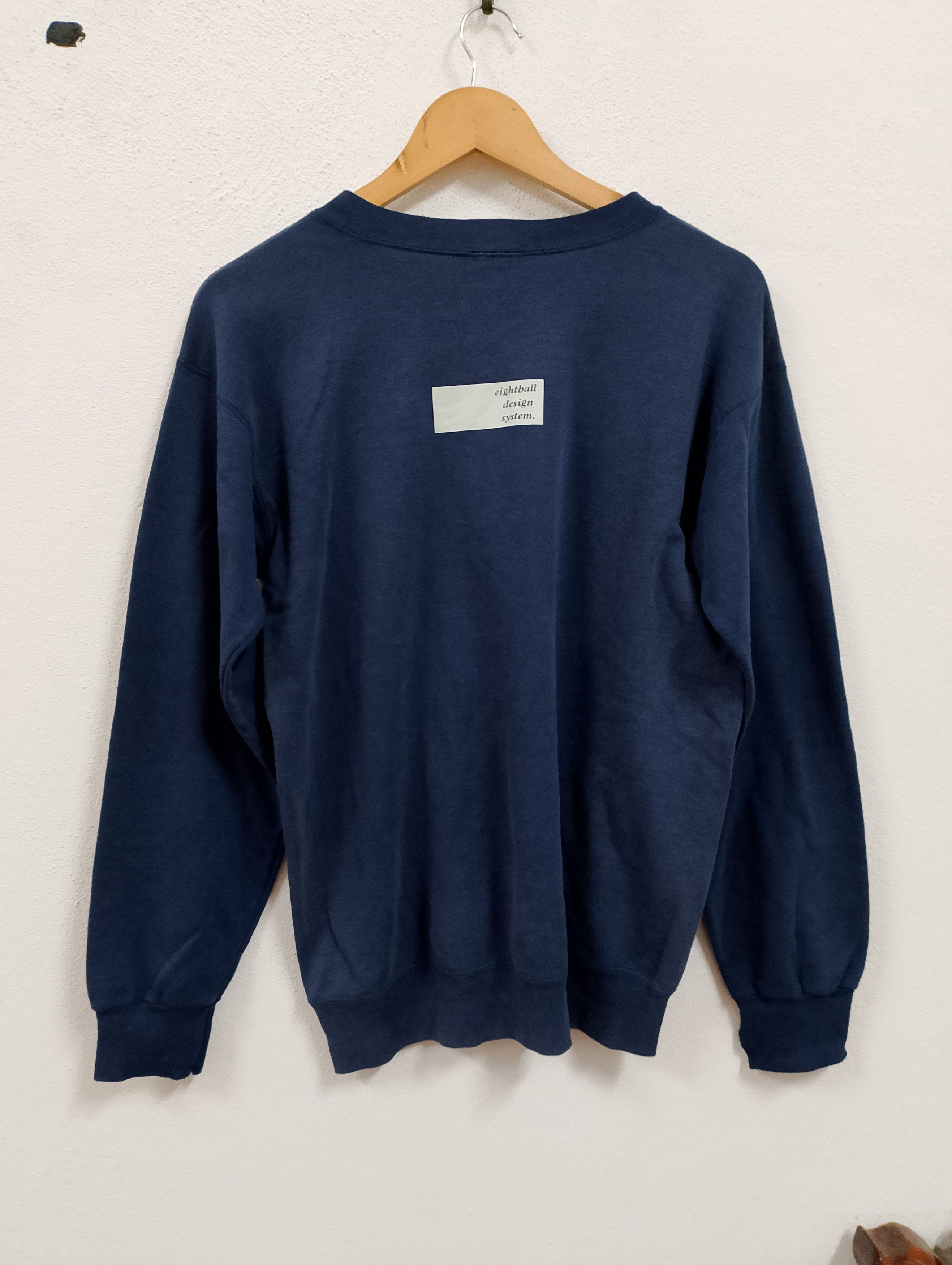 Vintage Vintage 90s Eightball USA Sweatshirt Size US M / EU 48-50 / 2 - 2 Thumbnail