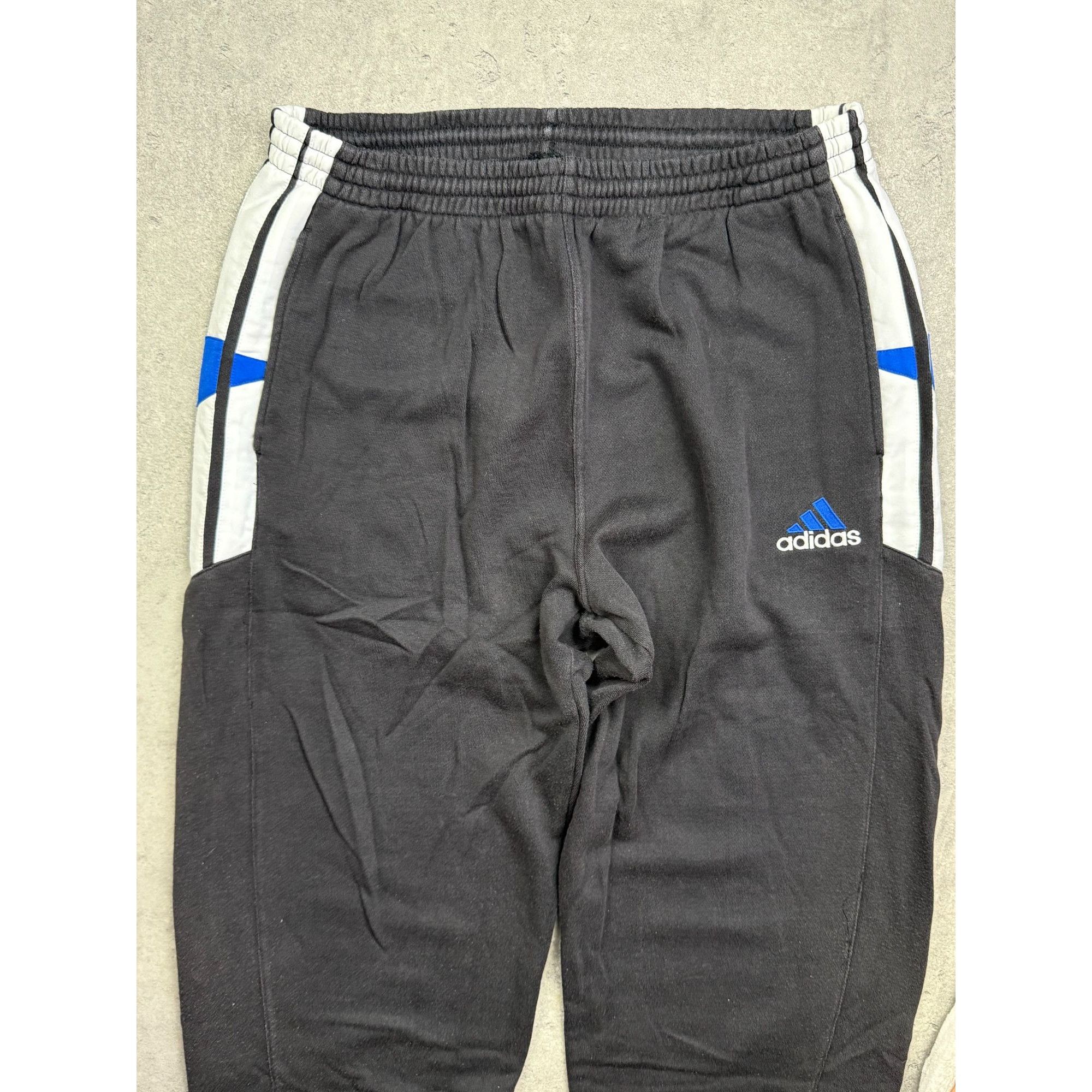 Adidas VINTAGE 90s Adidas Tracksuit Bottoms • Rare Flag Tag • Size Size US 34 / EU 50 - 9 Thumbnail