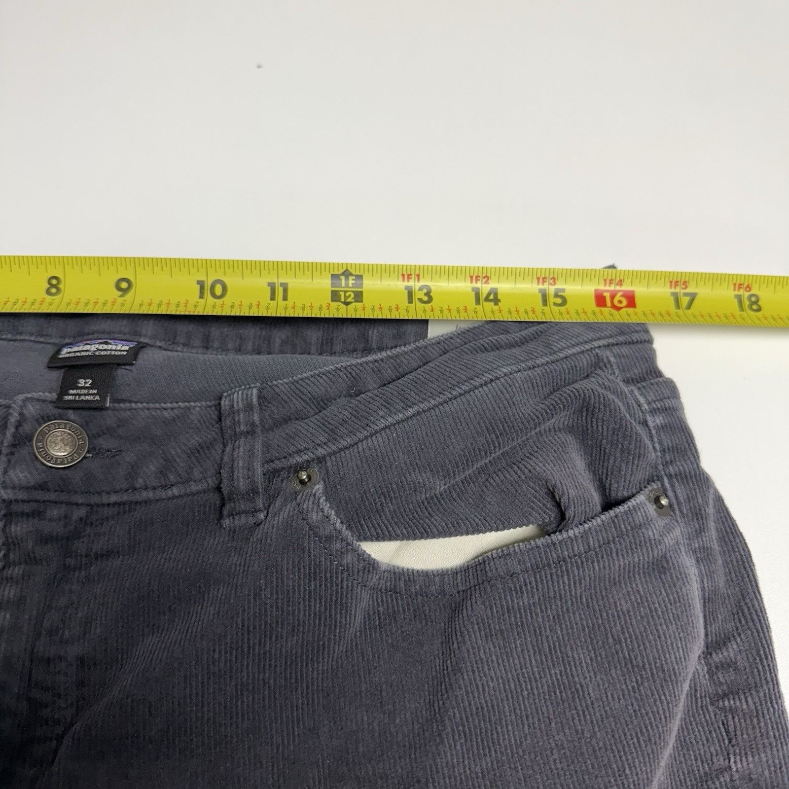 Patagonia Patagonia Womens Corduroy Pants 32 14 Gray Organic Cotton Size 36" / US 14 / IT 50 - 7 Thumbnail
