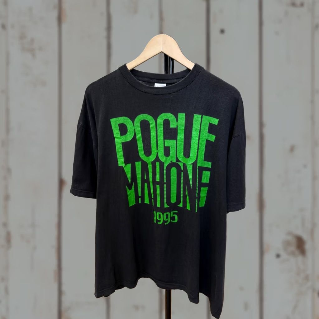 Etro VINTAGE Pogues Pogue Mahone Tour T-Shirt XL Black Retro Mens Shirt Size US XL / EU 56 / 4 - 1 Thumbnail