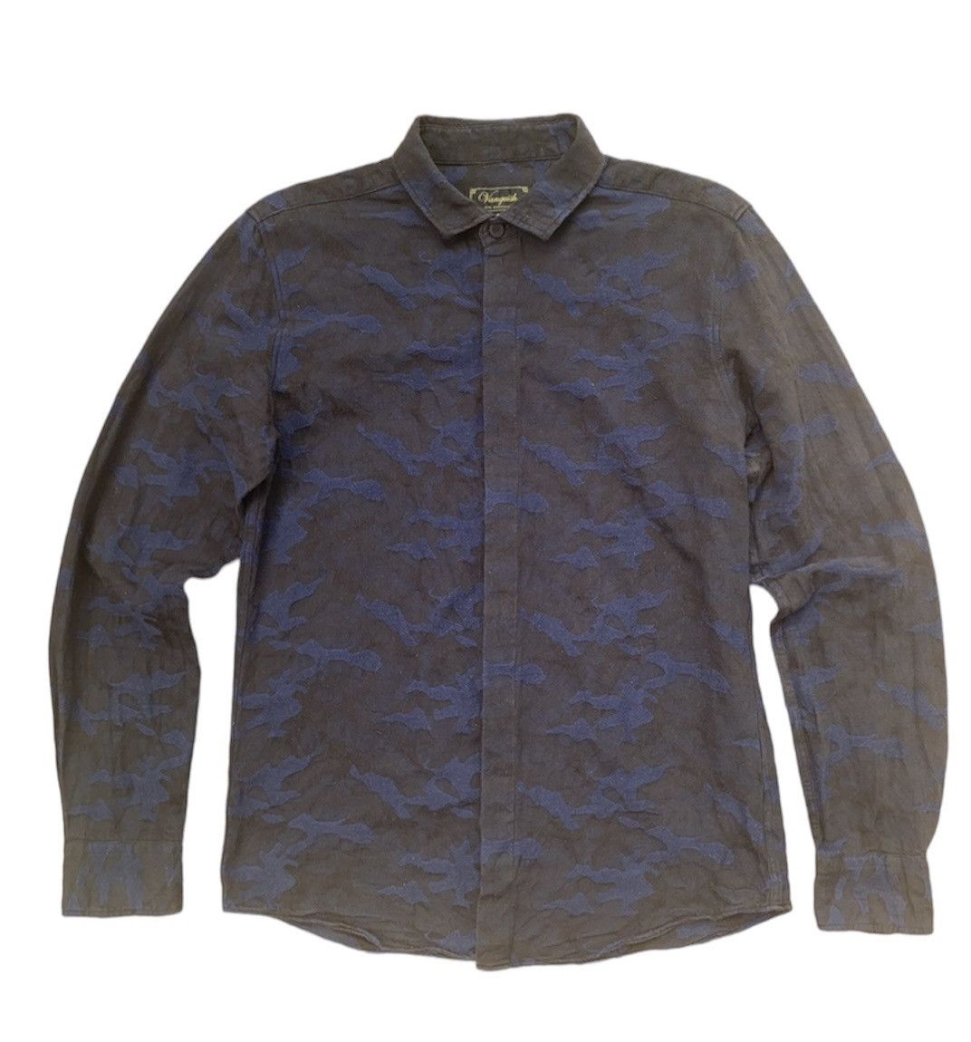 Japanese Brand Vanquish 10th Anniversary Camouflage Shirt Size US M / EU 48-50 / 2 - 1 Thumbnail