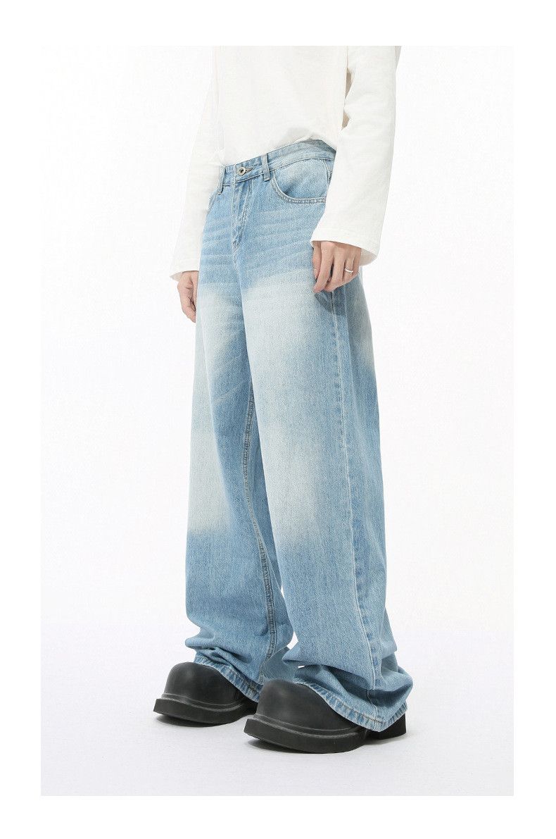 Japanese Brand Japanese retro wide-leg straight-leg Vibe jeans Size US 32 / EU 48 - 3 Thumbnail