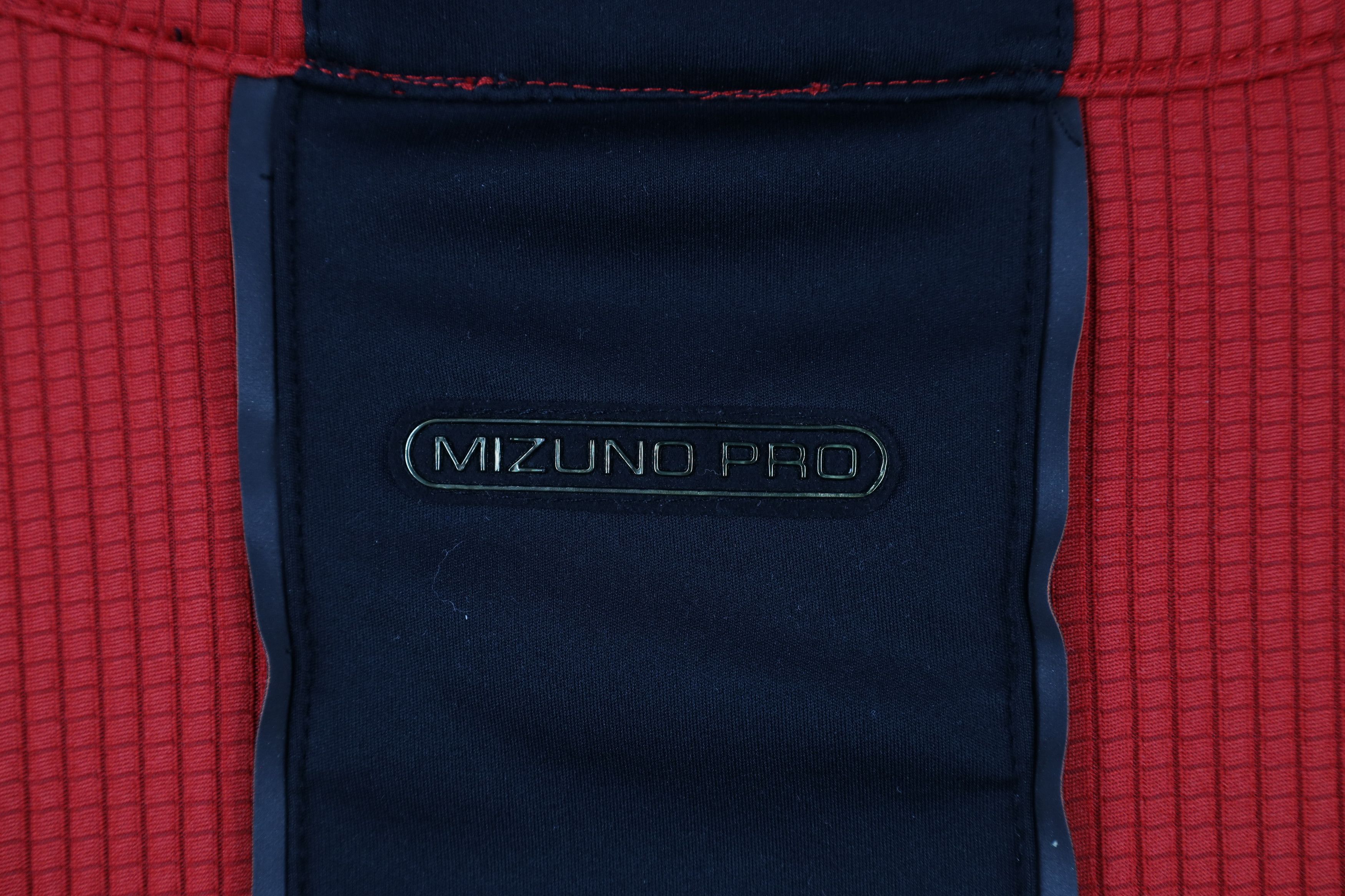 Mizuno × Vintage Mizuno Pro Collection Thermo Warmalite Full Zip Jacket Red Size US L / EU 52-54 / 3 - 13 Thumbnail
