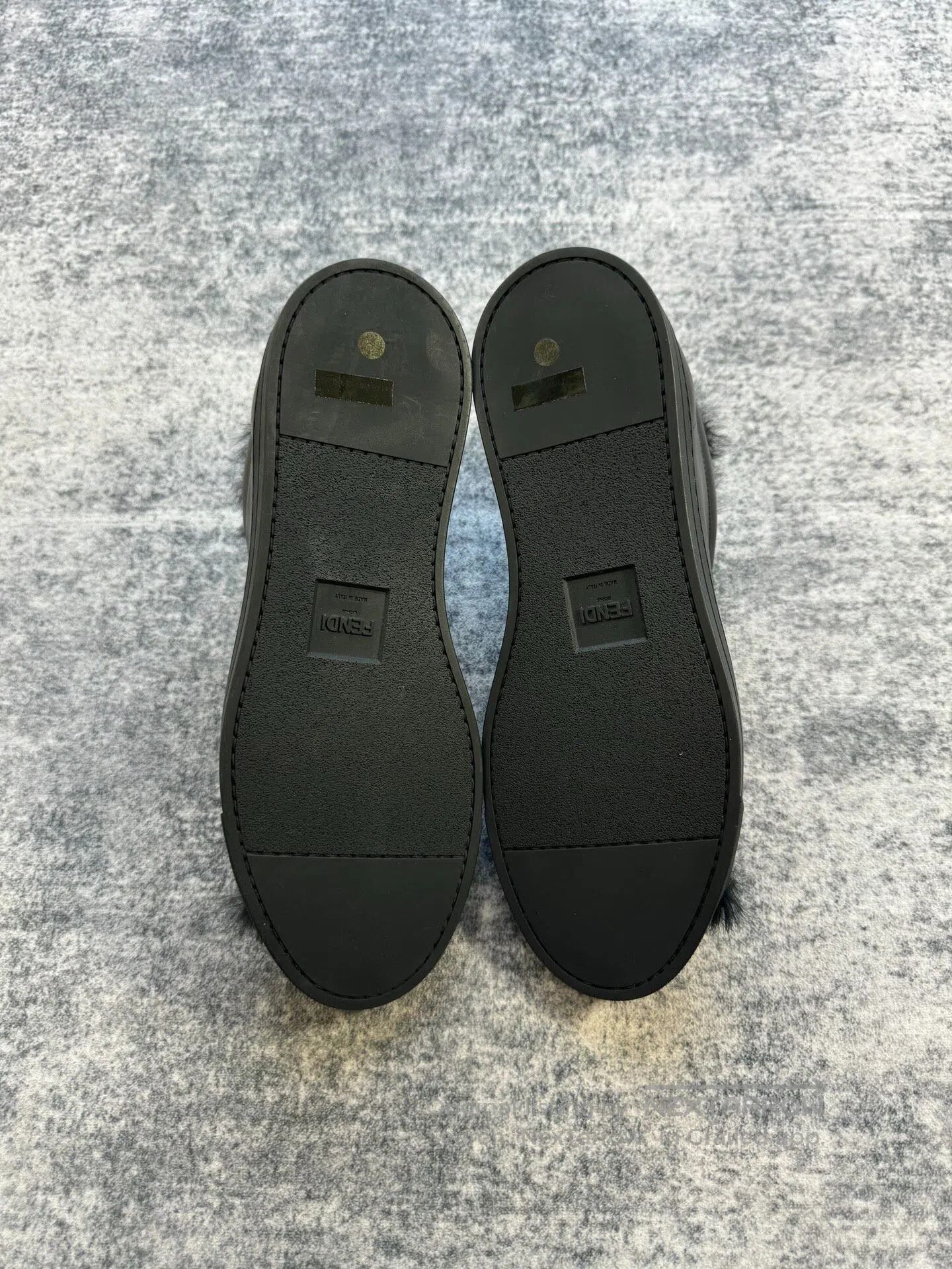 Fendi FENDI Cowhide Leather Fur Rivet Skate Shoes| Size US 9.5 / IT 39.5 - 7 Thumbnail