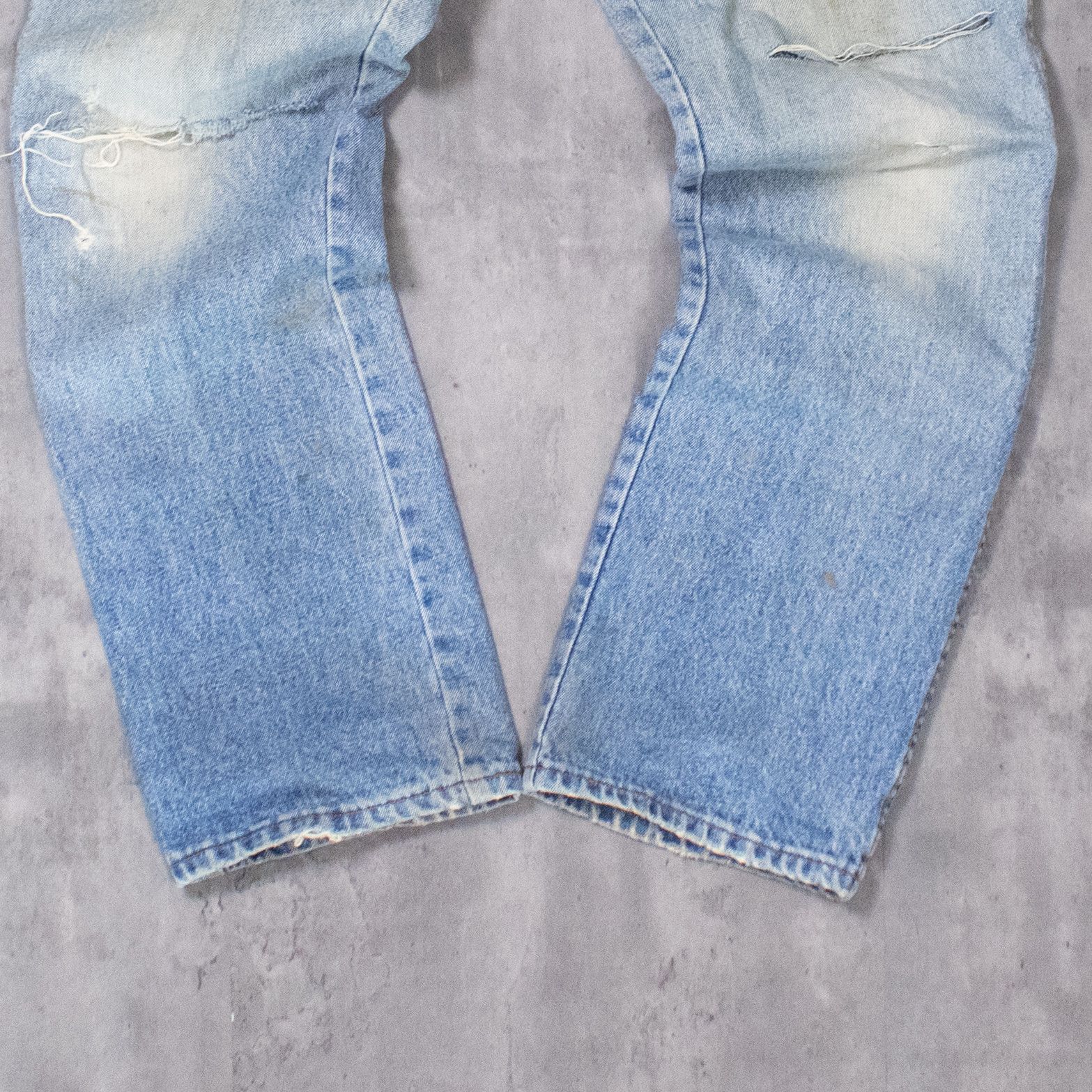 Chaps Ralph Lauren Vintage 1990's Ralph Lauren Distressed Baggy Denim Pant's Size US 39 - 3 Thumbnail
