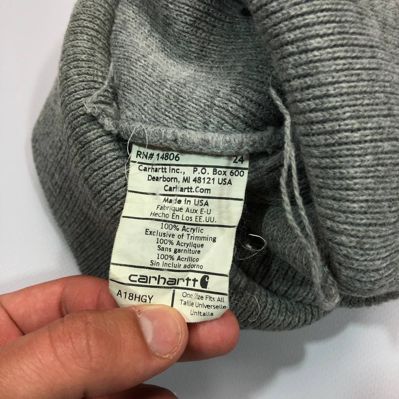 Carhartt × Carhartt Wip × Vintage Vintage Carhartt Y2K Hat Made in USA Size ONE SIZE - 3 Thumbnail