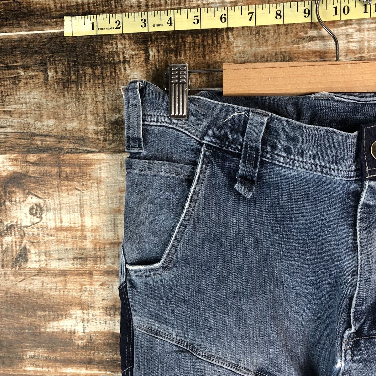Japanese Brand Tora japan vintage ripped Blue Denim Pants #A2159 Size US 32 / EU 48 - 11 Thumbnail