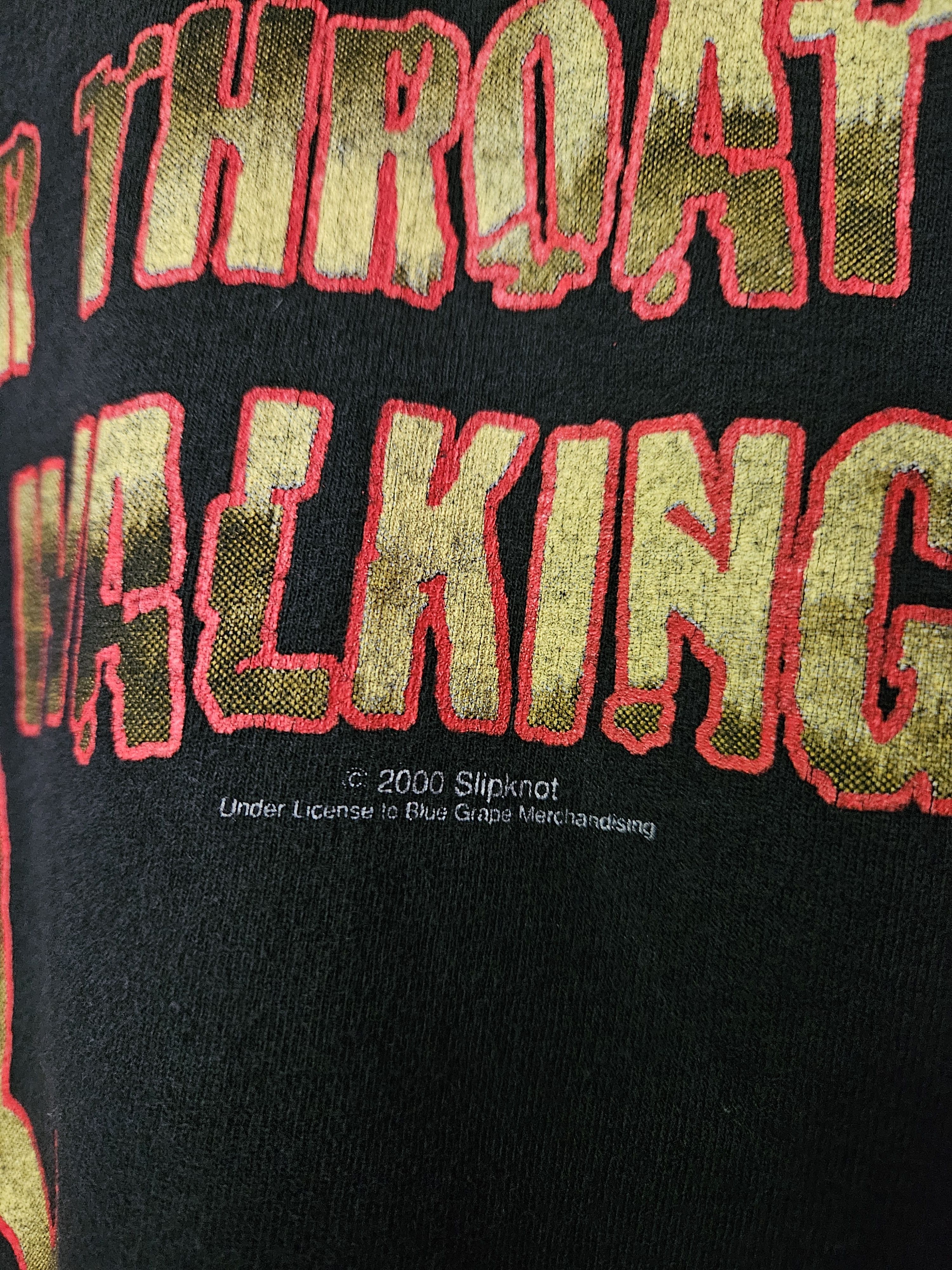 Band Tees Slipknot Cut Your Throat And Keep Walking Vintage Shirt Size US XXL / EU 58 / 5 - 8 Thumbnail