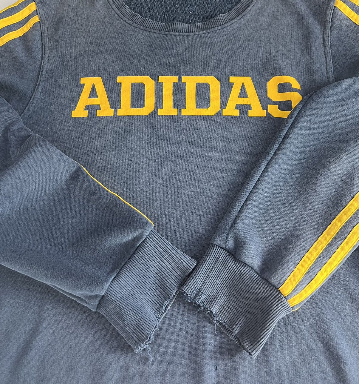 Adidas × Vintage Distressed Vintage Adidas Equipment Long Sleeve Size US L / EU 52-54 / 3 - 8 Thumbnail