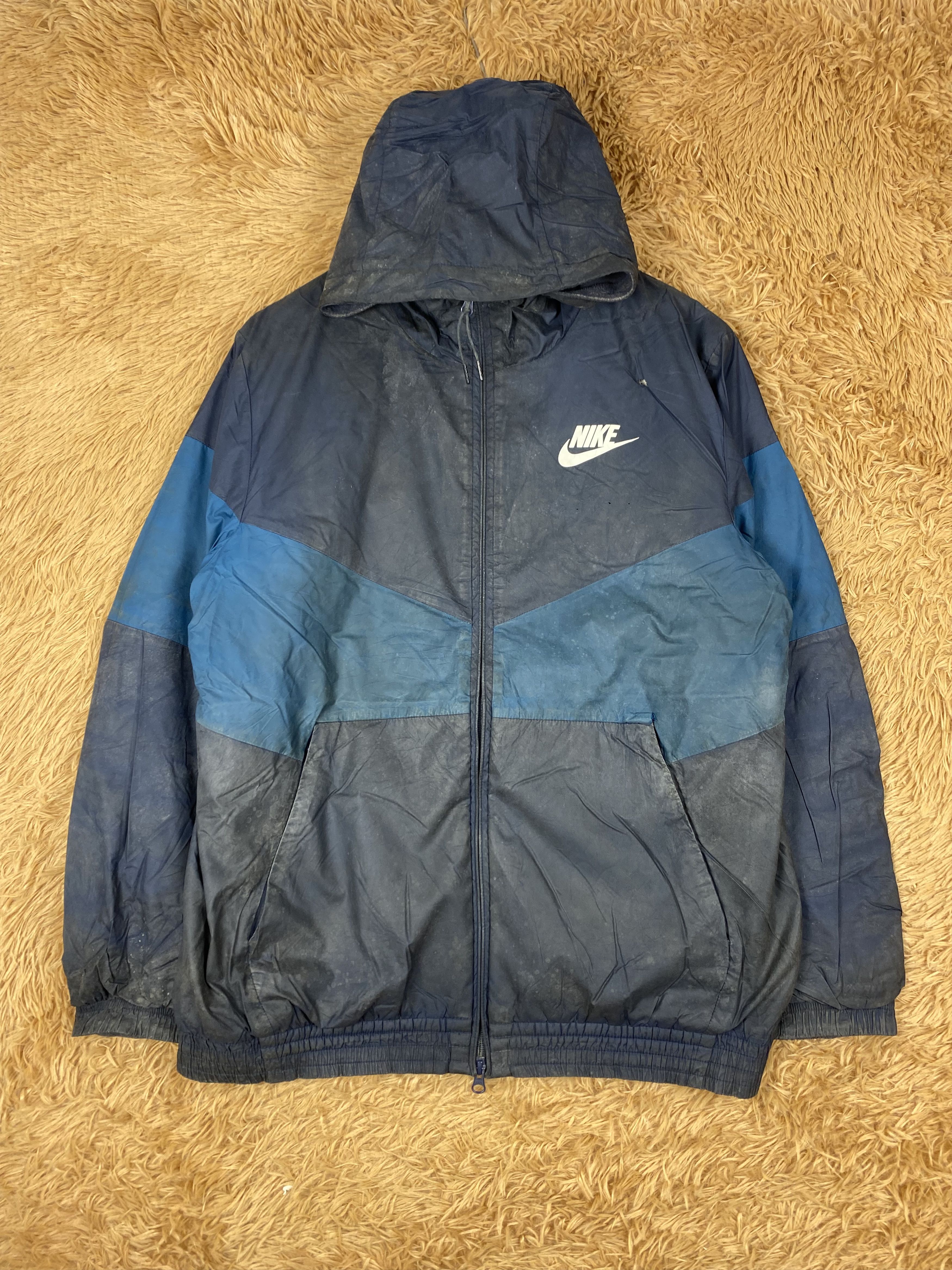 Nike Vintage Nike Zip Up With Hoodie Jacket DJ0916 Size US L / EU 52-54 / 3 - 1 Thumbnail
