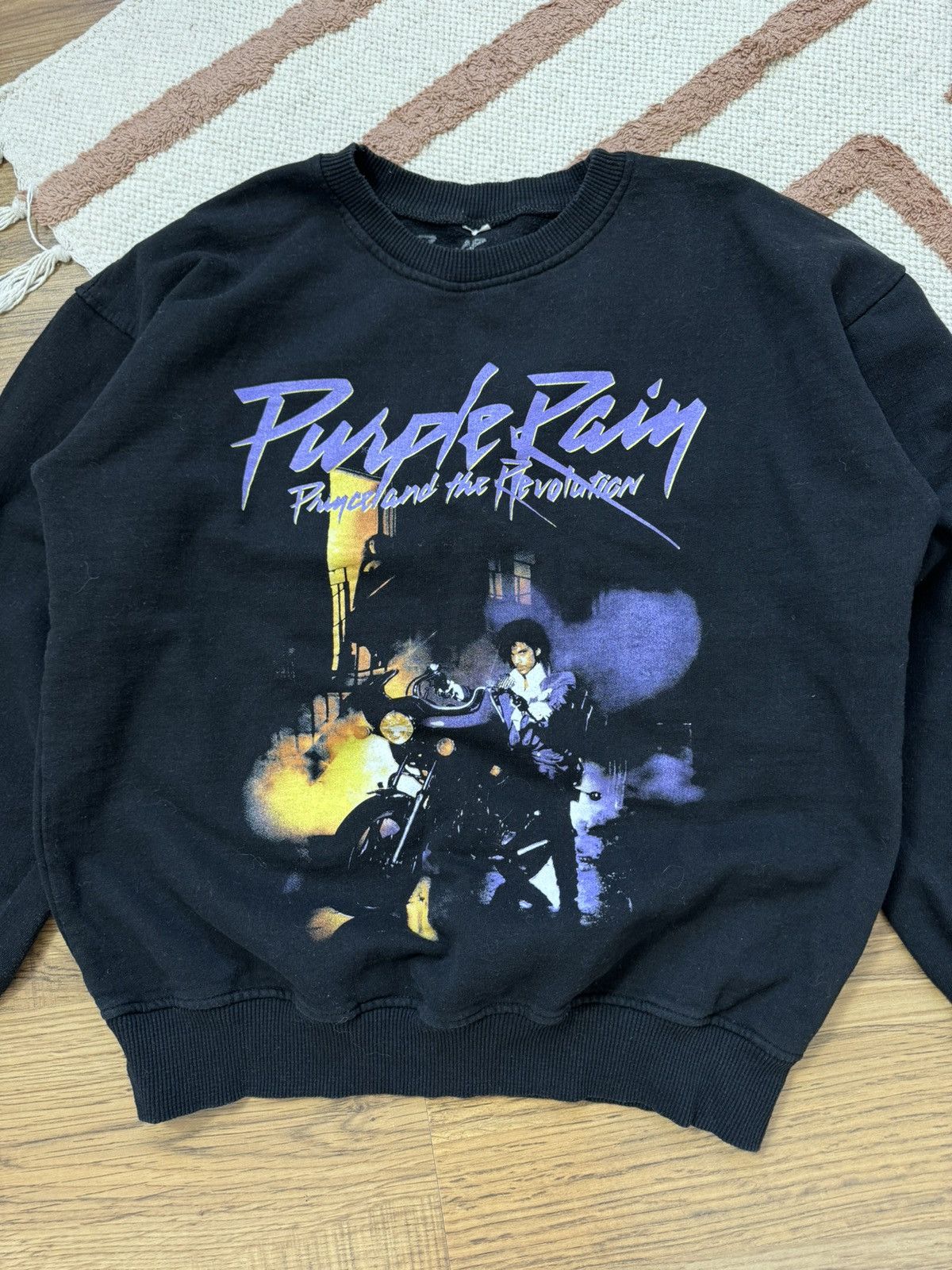 Band Tees 1990s PURPLE RAIN BAND PRINTED SWEATSHIRT Size M / US 6-8 / IT 42-44 - 4 Thumbnail