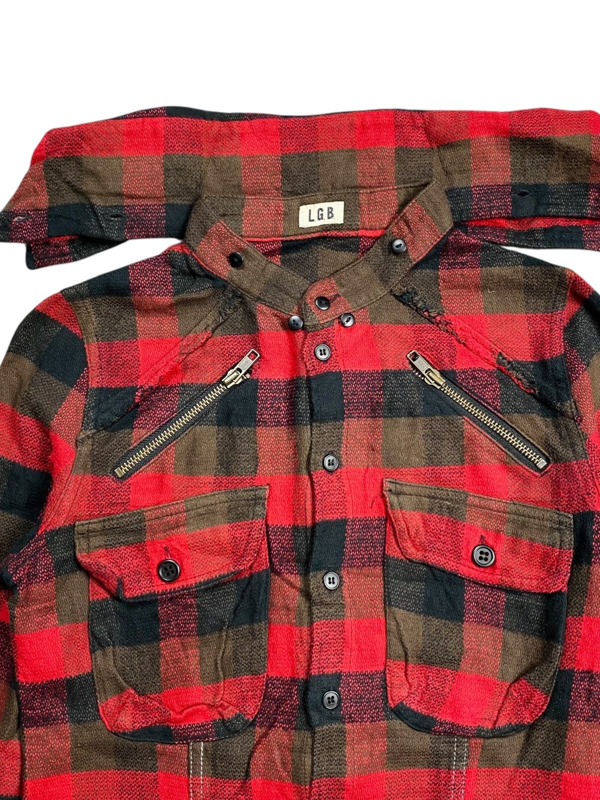 Le Grande Bleu (L.G.B.) L.G.B Archive - Apocalypse Style Flanel Punk Shirt Size US M / EU 48-50 / 2 - 4 Thumbnail