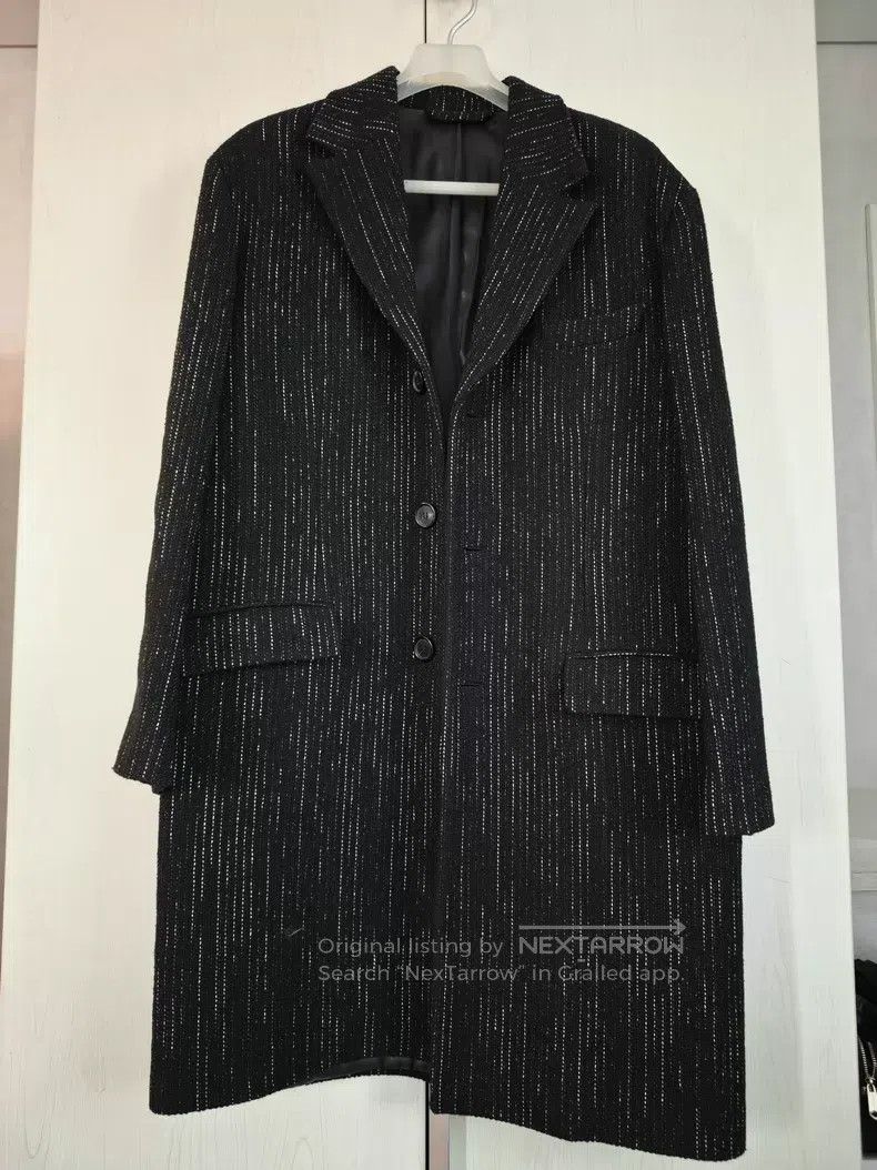 Acne Studios Acne Studios Mixed Fabric Wool Coat Size US S / EU 44-46 / 1 - 1 Thumbnail