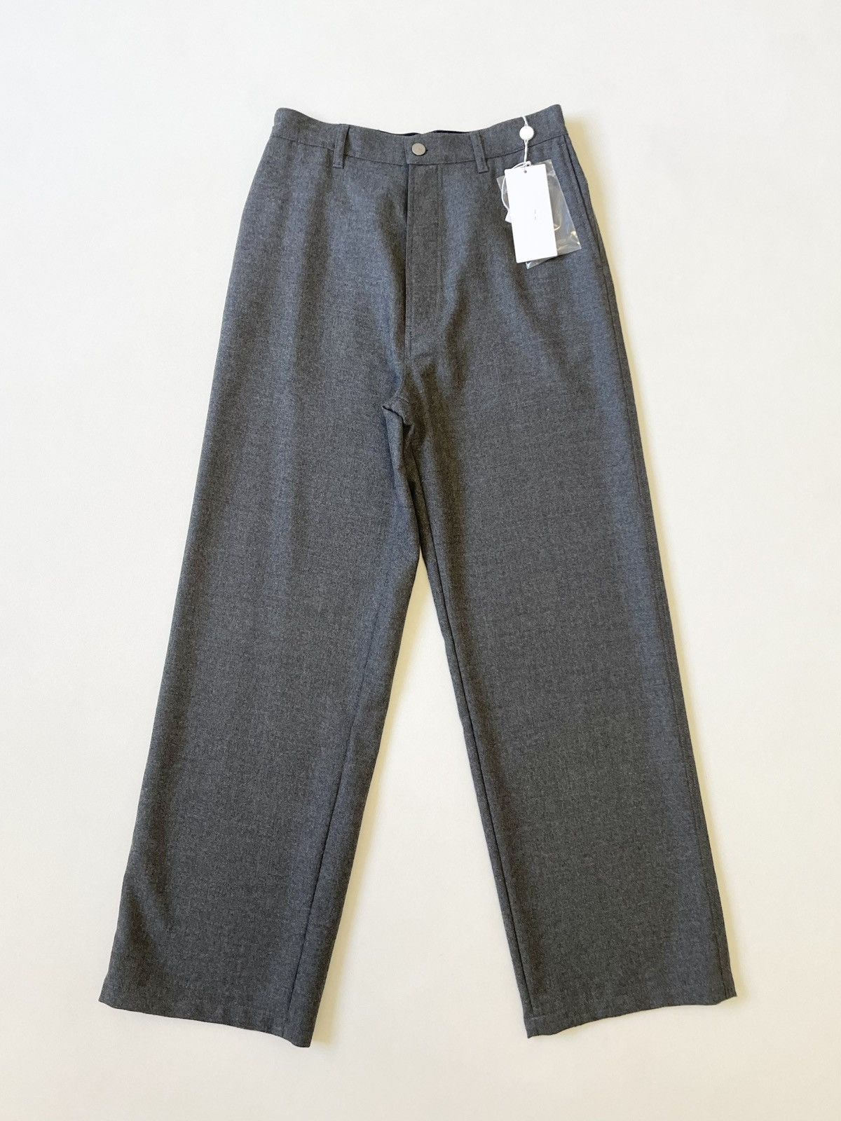 S/S 23 Wide Leg Wool Utility Trousers