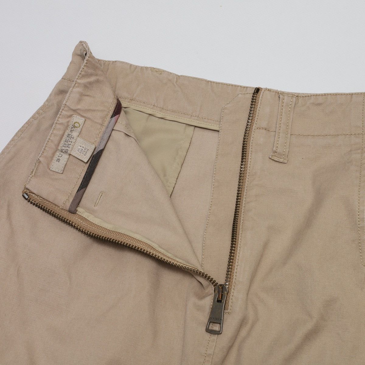 Burberry Burberry Denim Skirt Beige Short Safari Size 28" / US 6 / IT 42 - 7 Thumbnail
