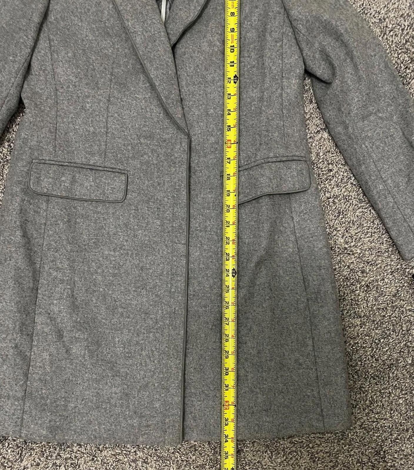Other NOVA FIDES Blazer Wool Coat in Grey (US 4) Size S / US 4 / IT 40 - 7 Thumbnail