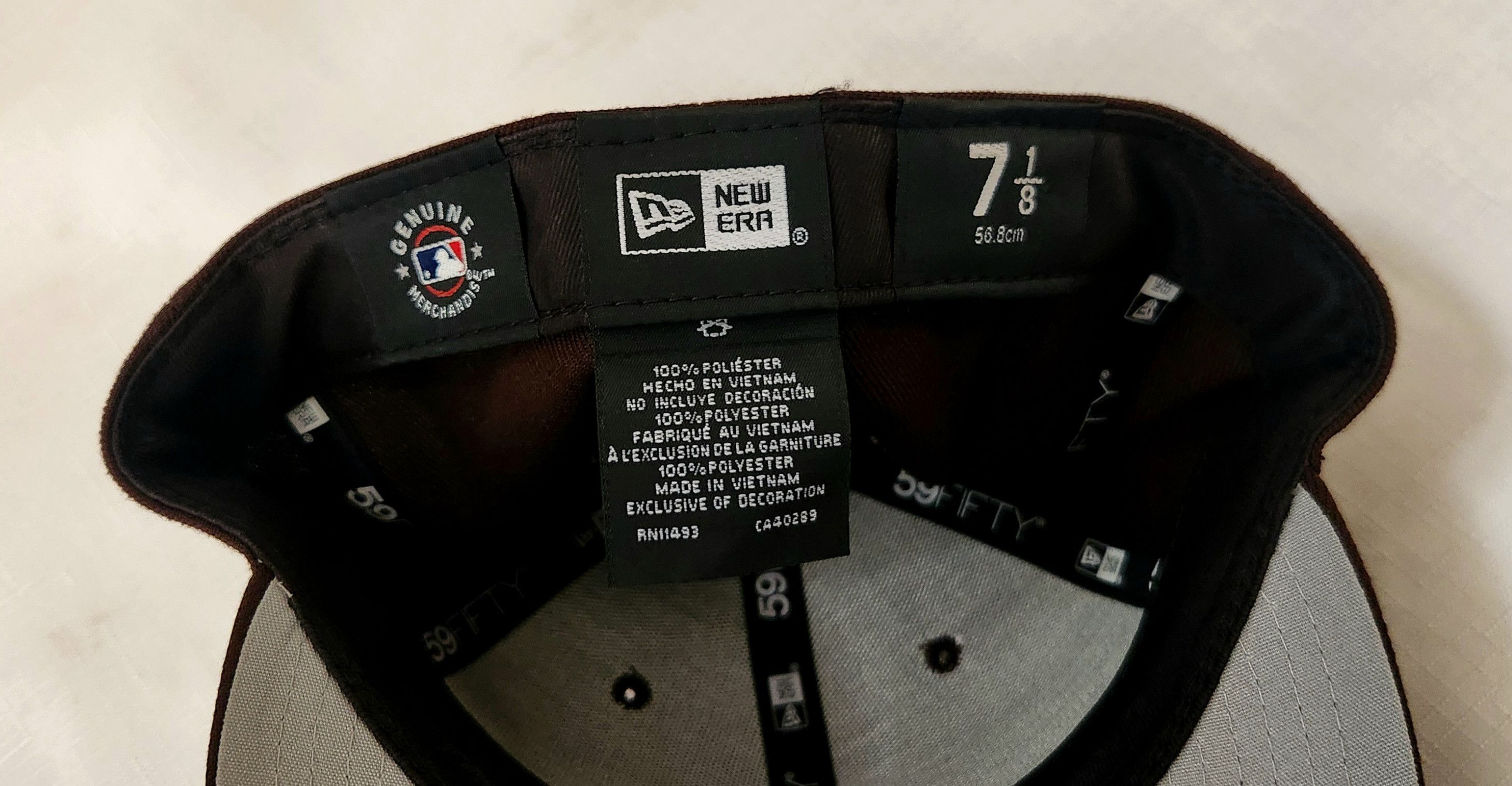 New Era New Era 7 1/8 Upside Down Logo Exclusive San Diego Padres Size ONE SIZE - 7 Thumbnail