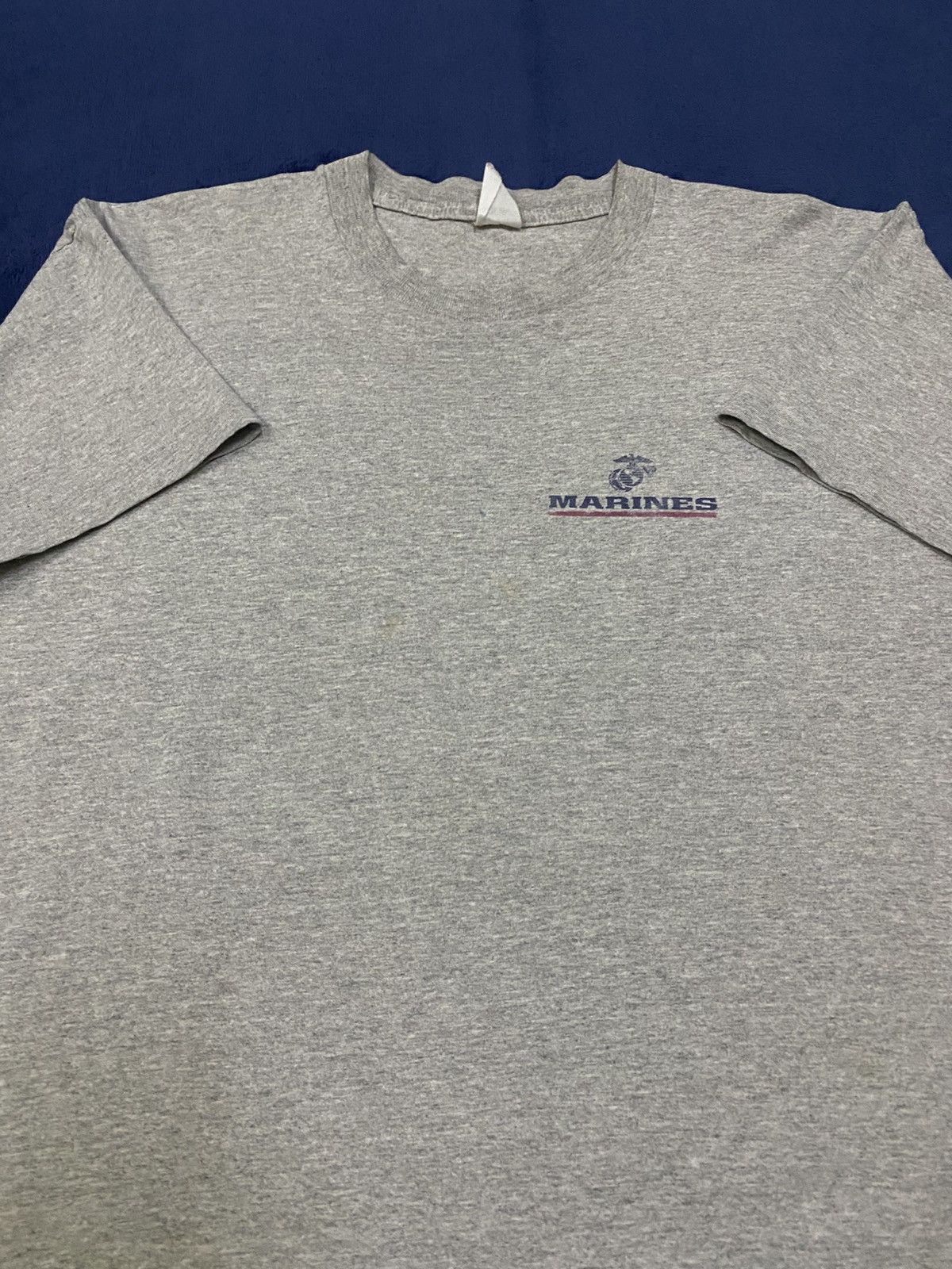 Vintage Vintage 90s Marines Tee Size US L / EU 52-54 / 3 - 1 Thumbnail