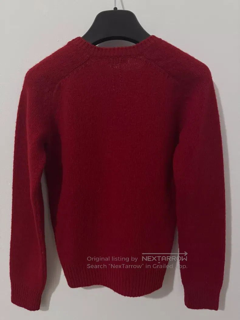 Saint Laurent Paris Saint Laurent Paris Dark red scales embroidered star sweat Size S / US 4 / IT 40 - 2 Thumbnail